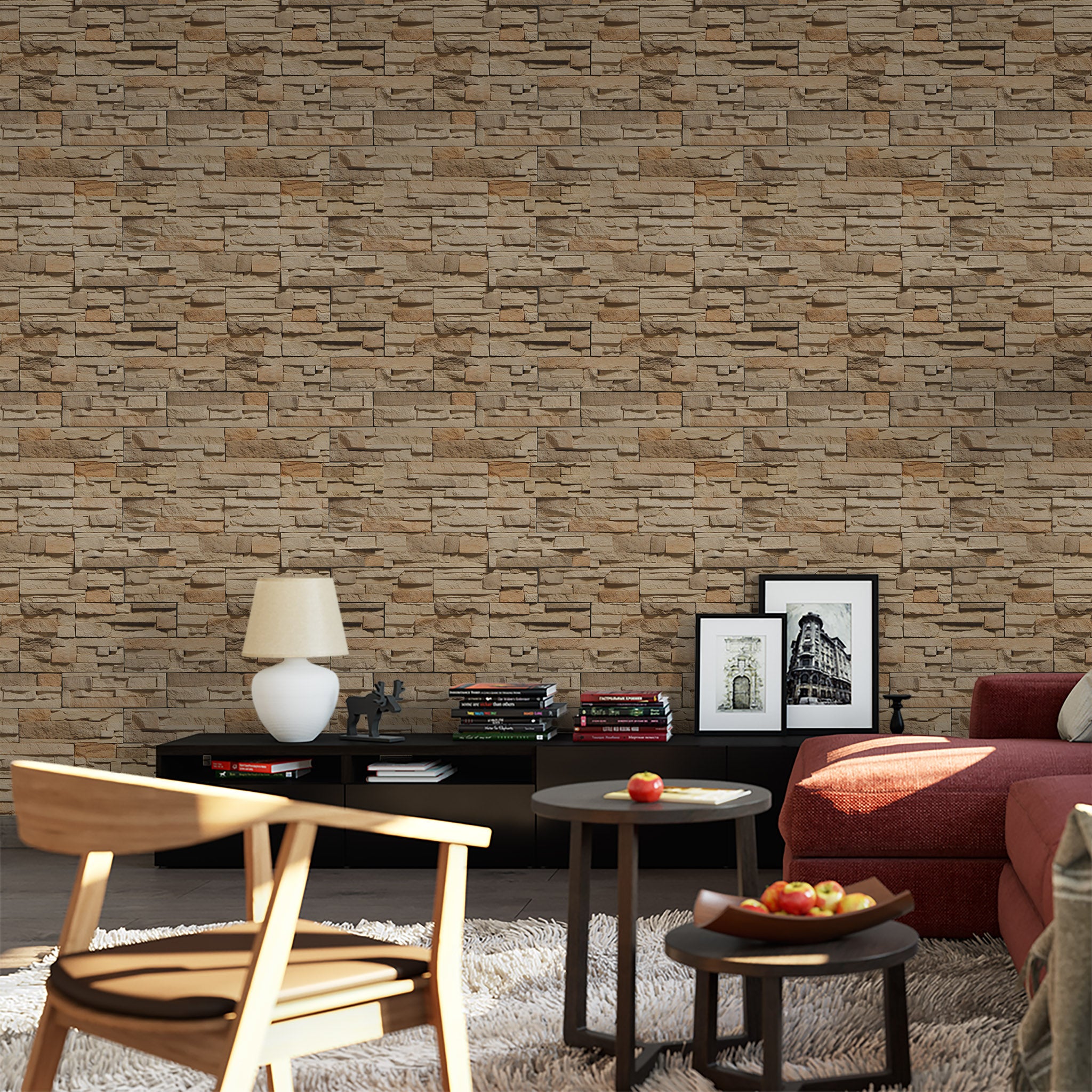 Brick & Stone Wallpaper WAL034-BS