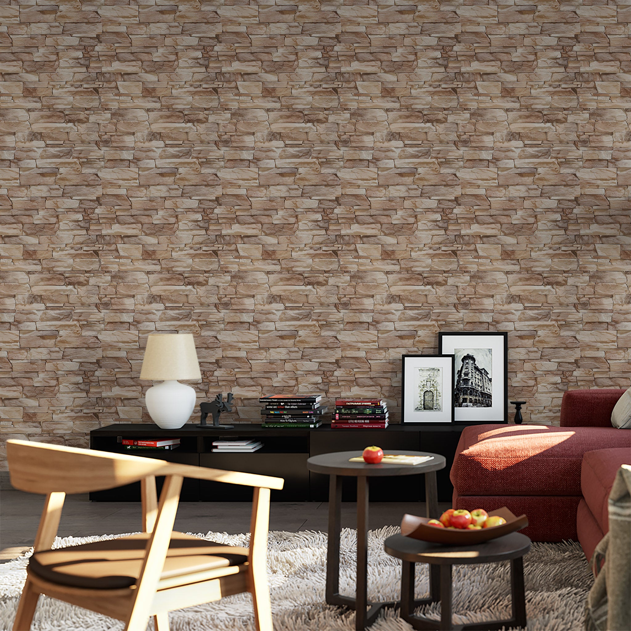 Brick & Stone Wallpaper WAL040-BS