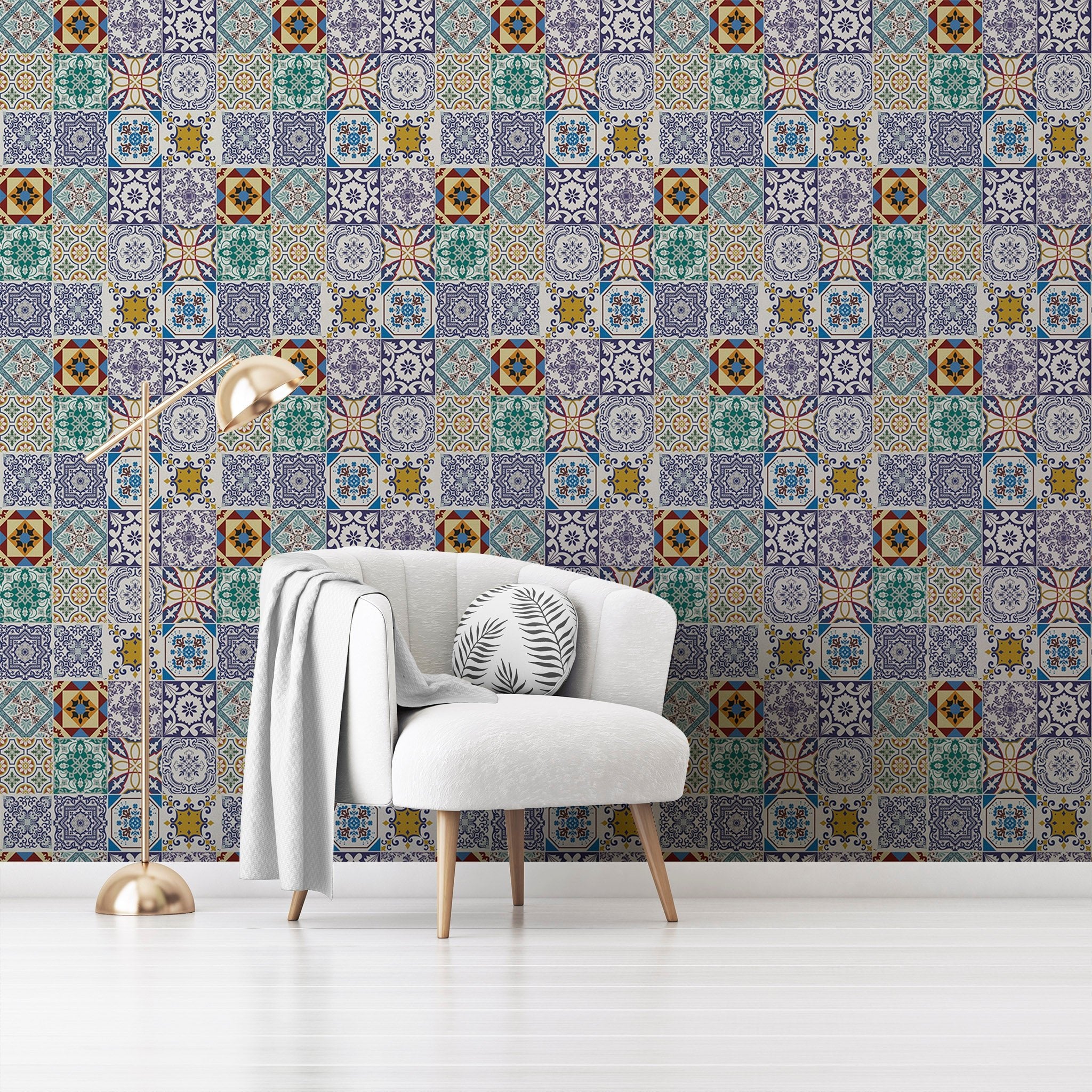 Mosaic & Tiles Wallpaper WAL041-MT