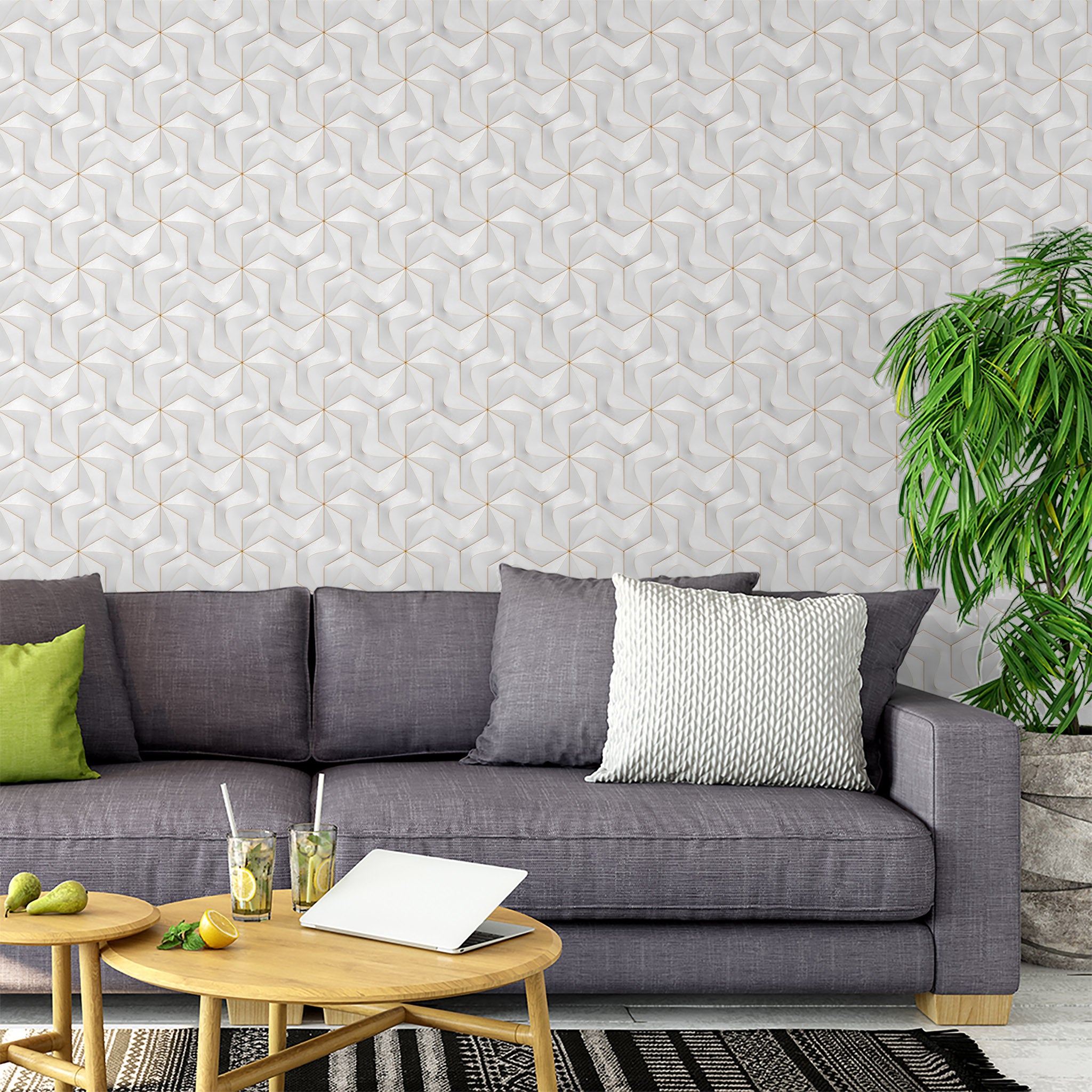 3D Decor Wallpaper WAL044-3D