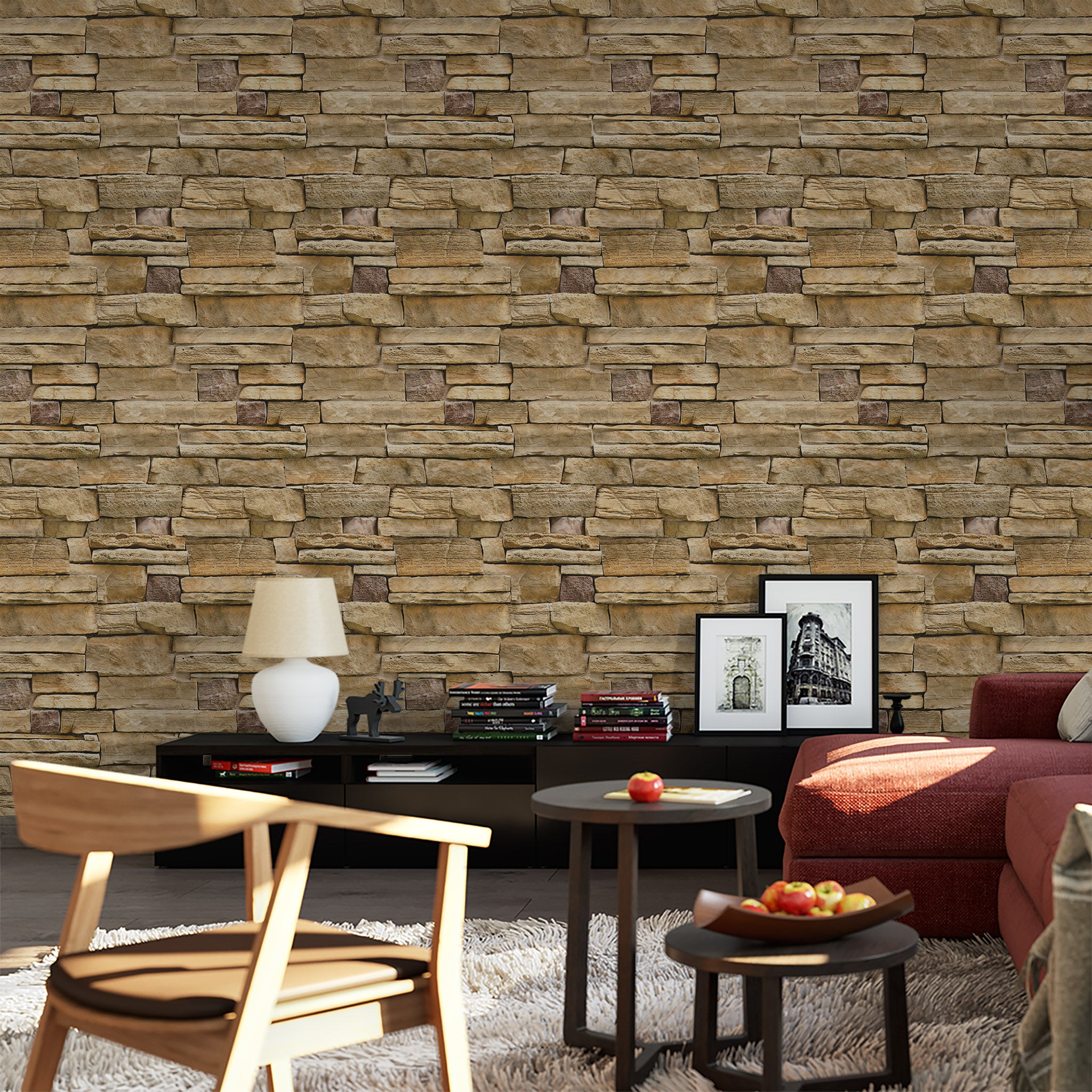 Brick & Stone Wallpaper WAL046-BS