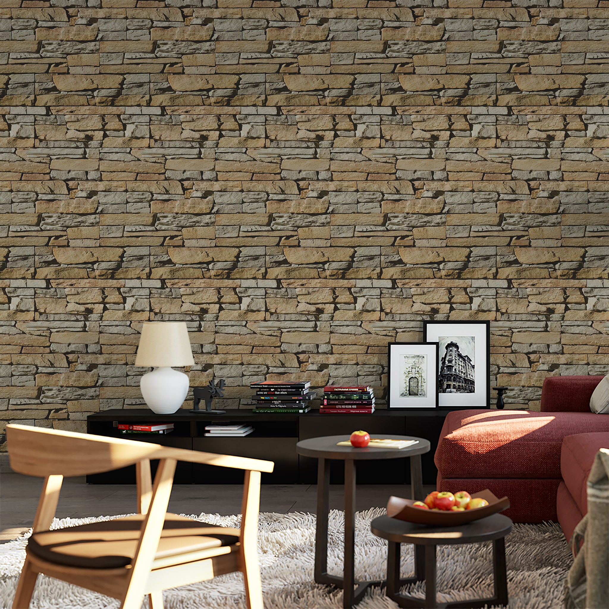 Brick & Stone Wallpaper WAL054-BS