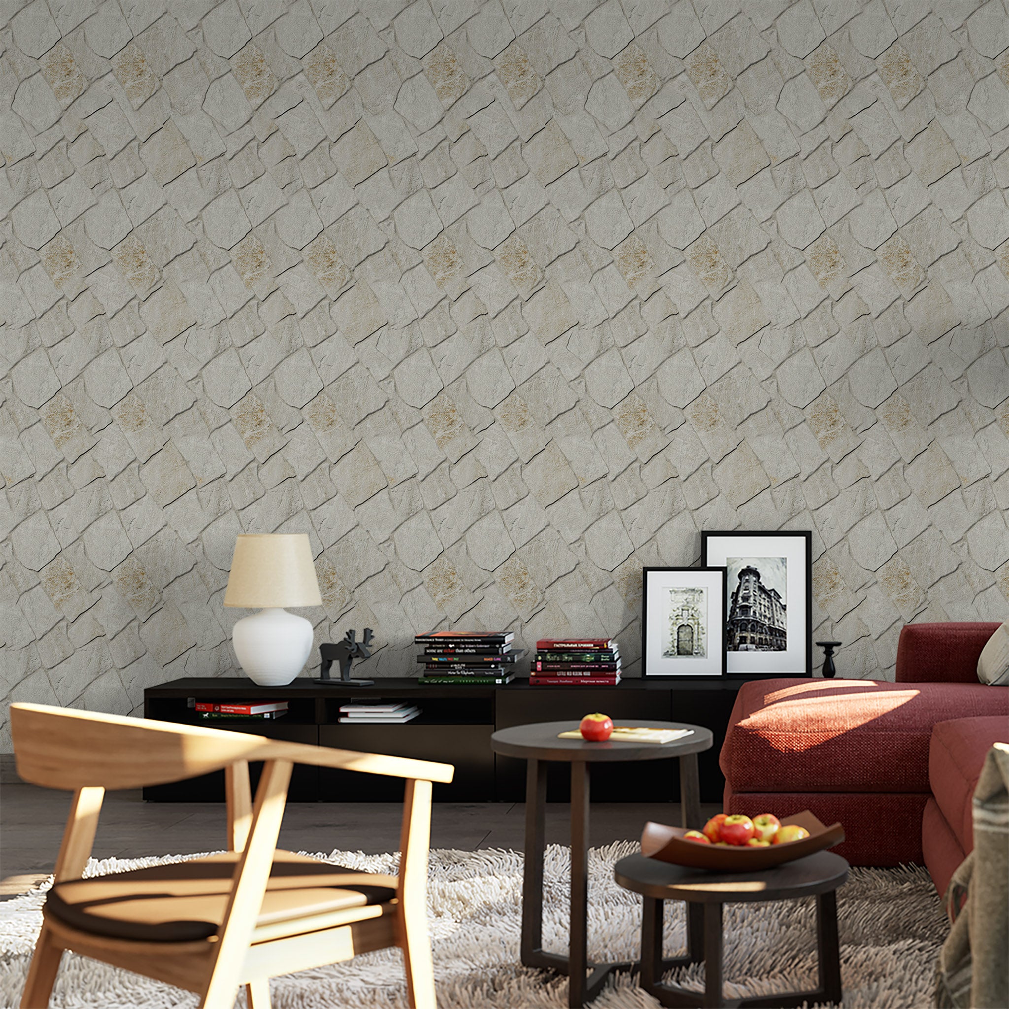 Brick & Stone Wallpaper WAL088-BS