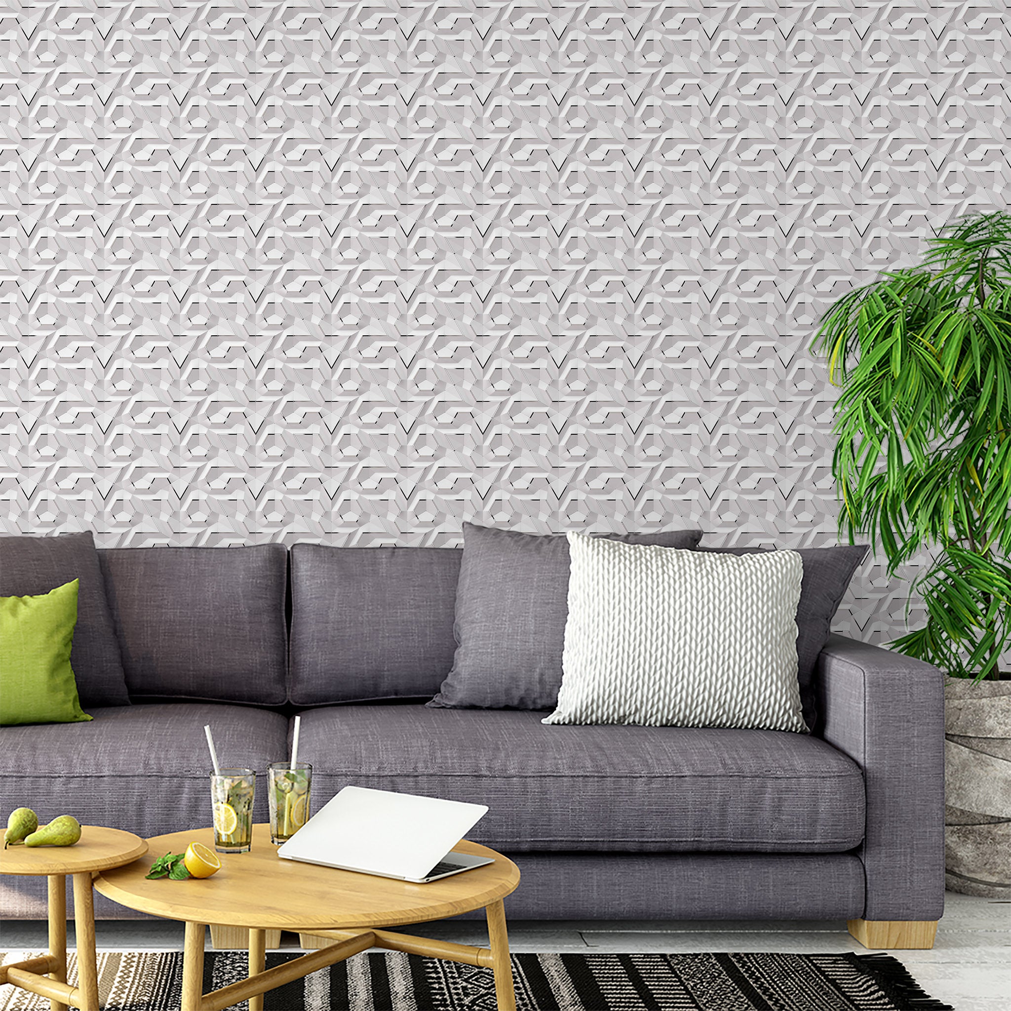 3D Decor Wallpaper WAL095-3D