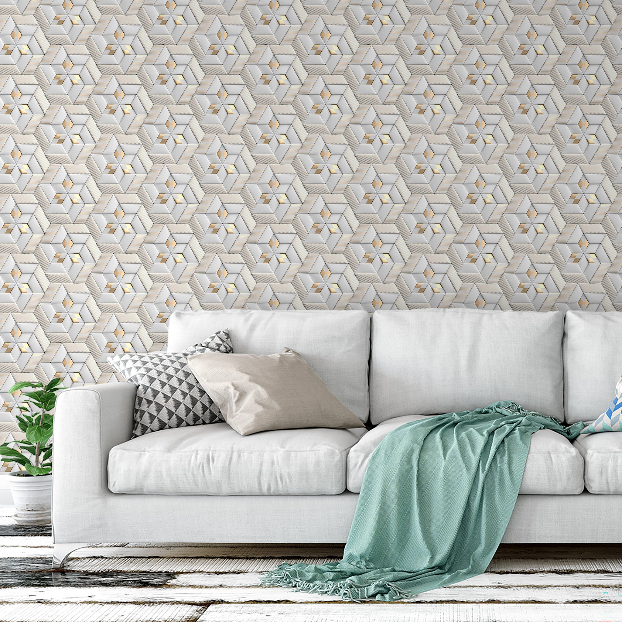 3D Decor Wallpaper WAL097-3D