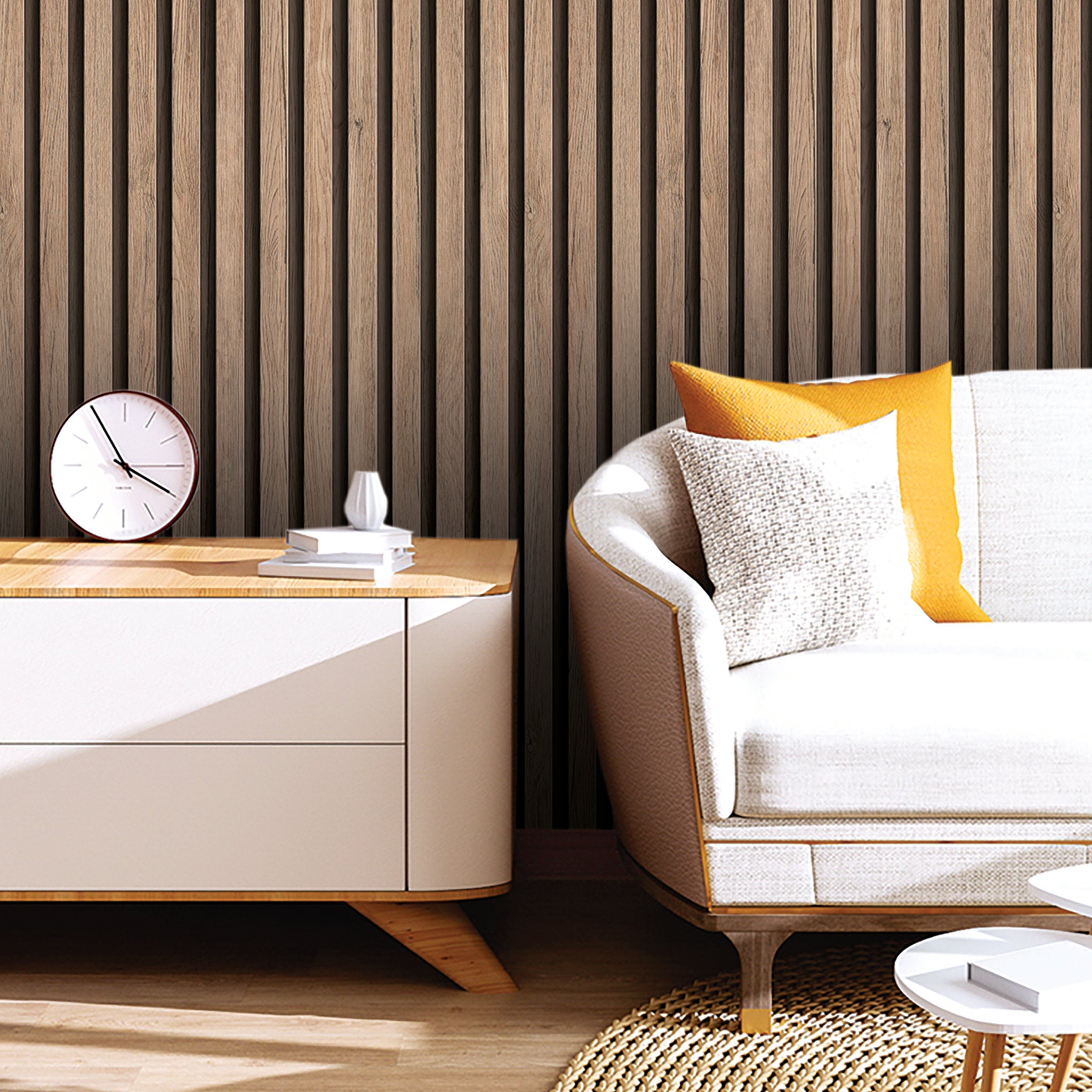 Slats & Wood Wallpaper WAL1502-W