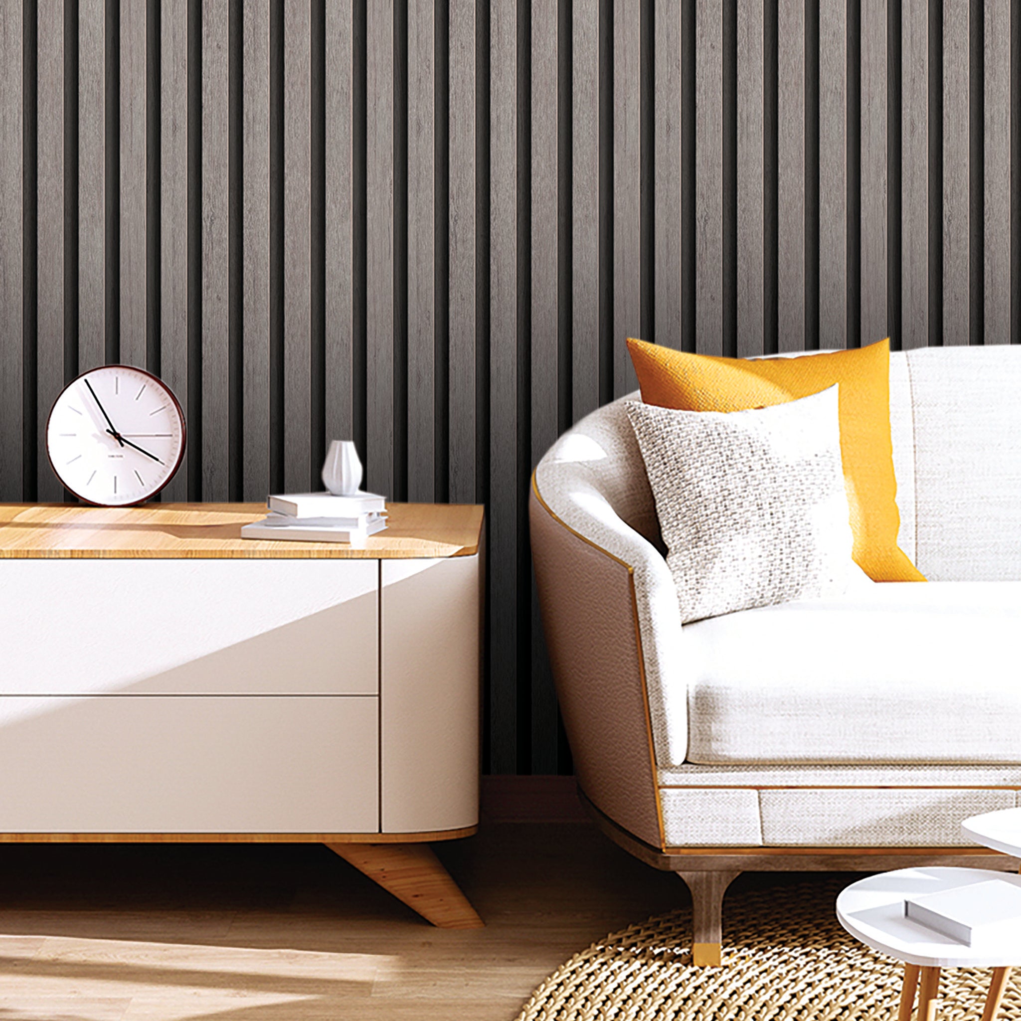 Slats & Wood Wallpaper WAL1504-W