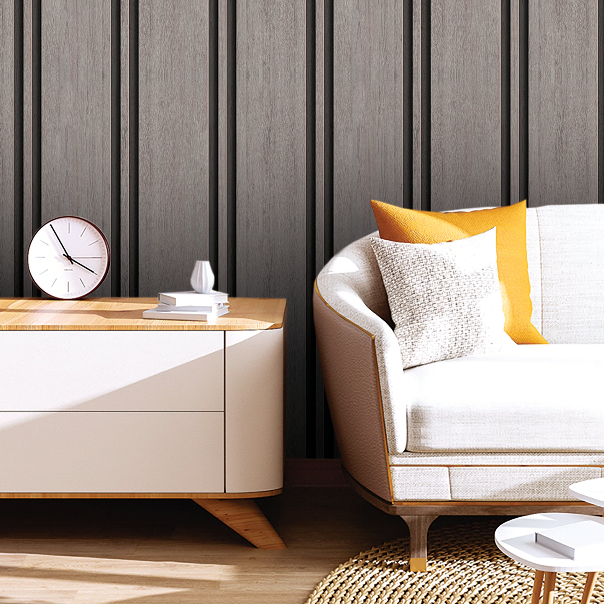 Slats & Wood Wallpaper WAL1506-W