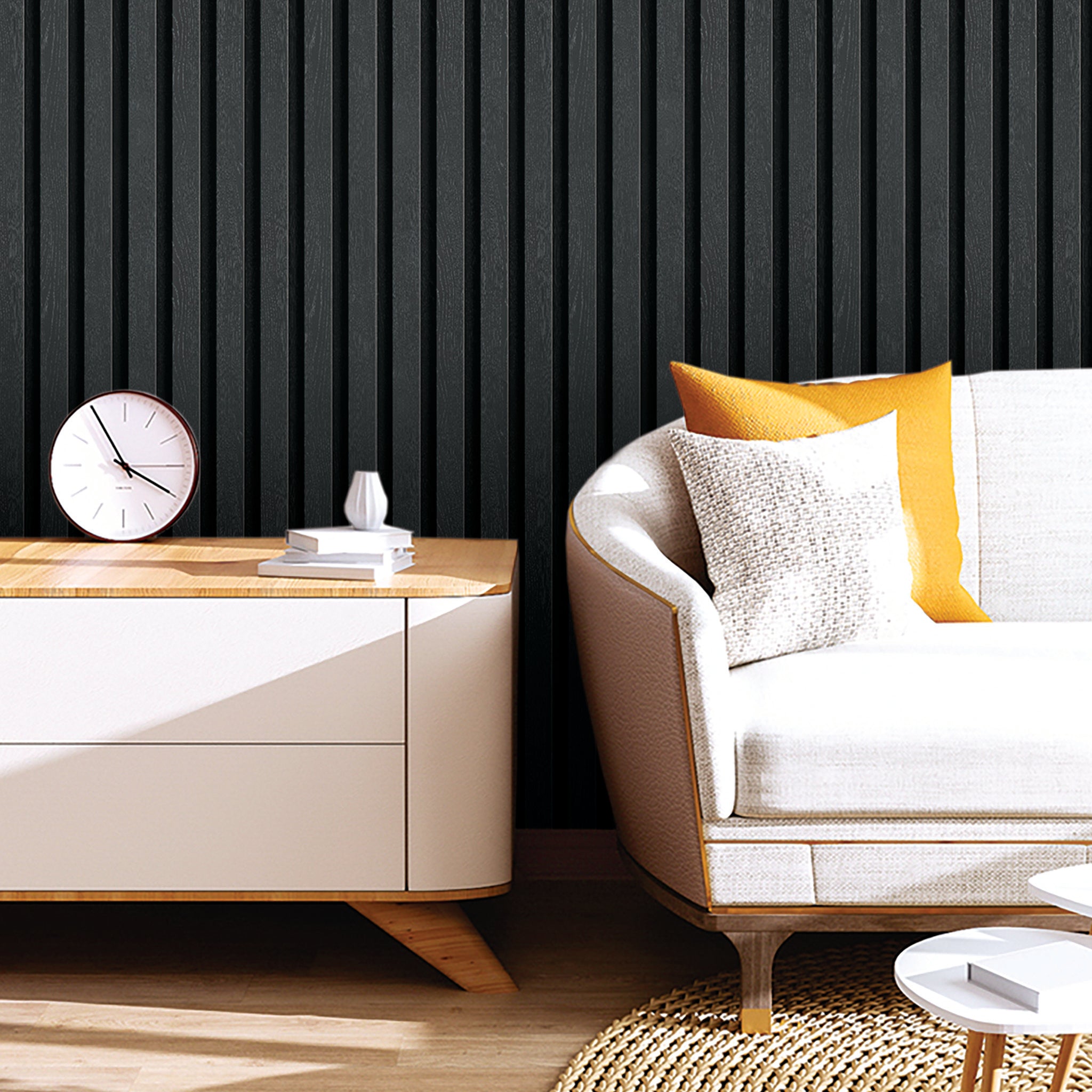 Slats & Wood Wallpaper WAL1508-W