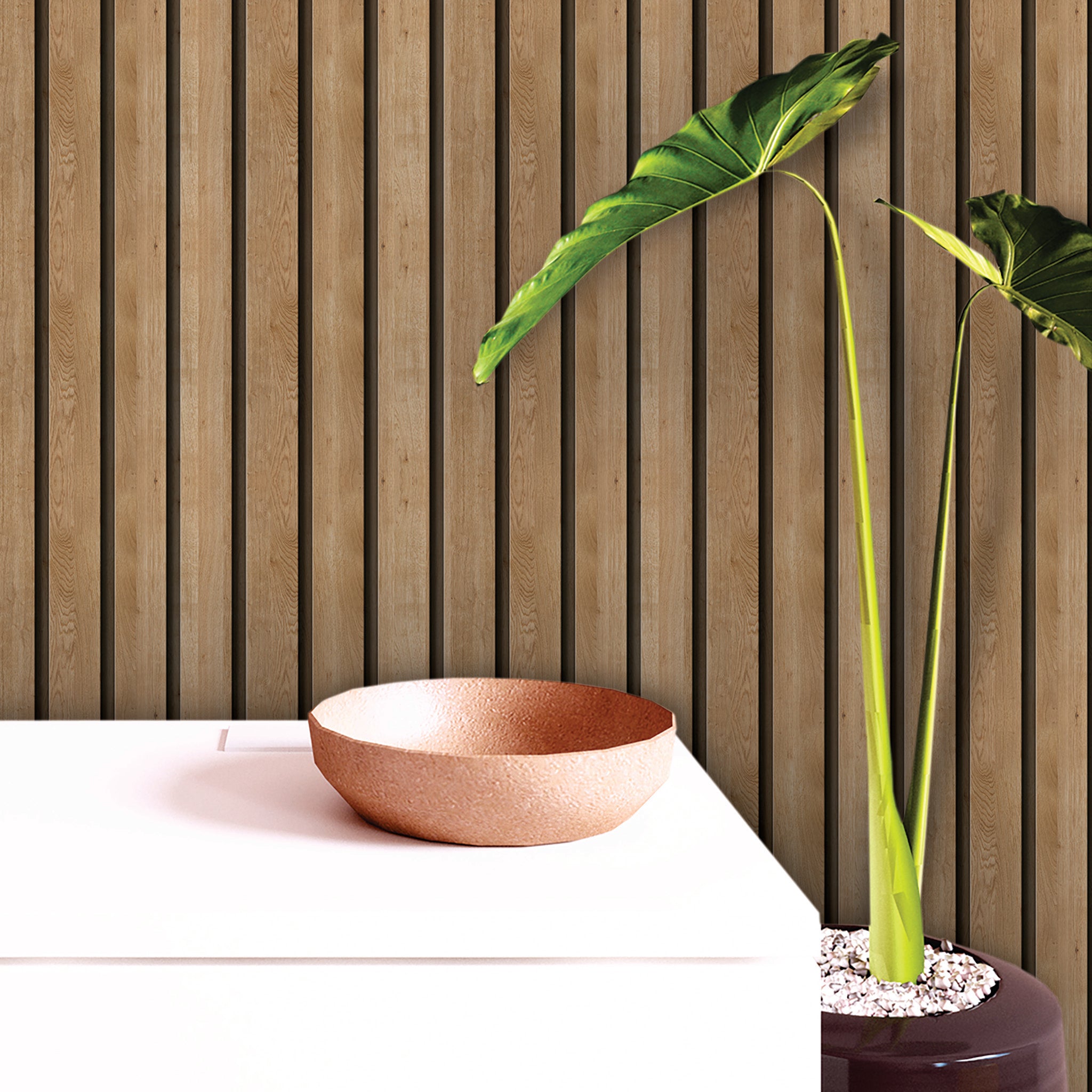 Slats & Wood Wallpaper WAL1512-W