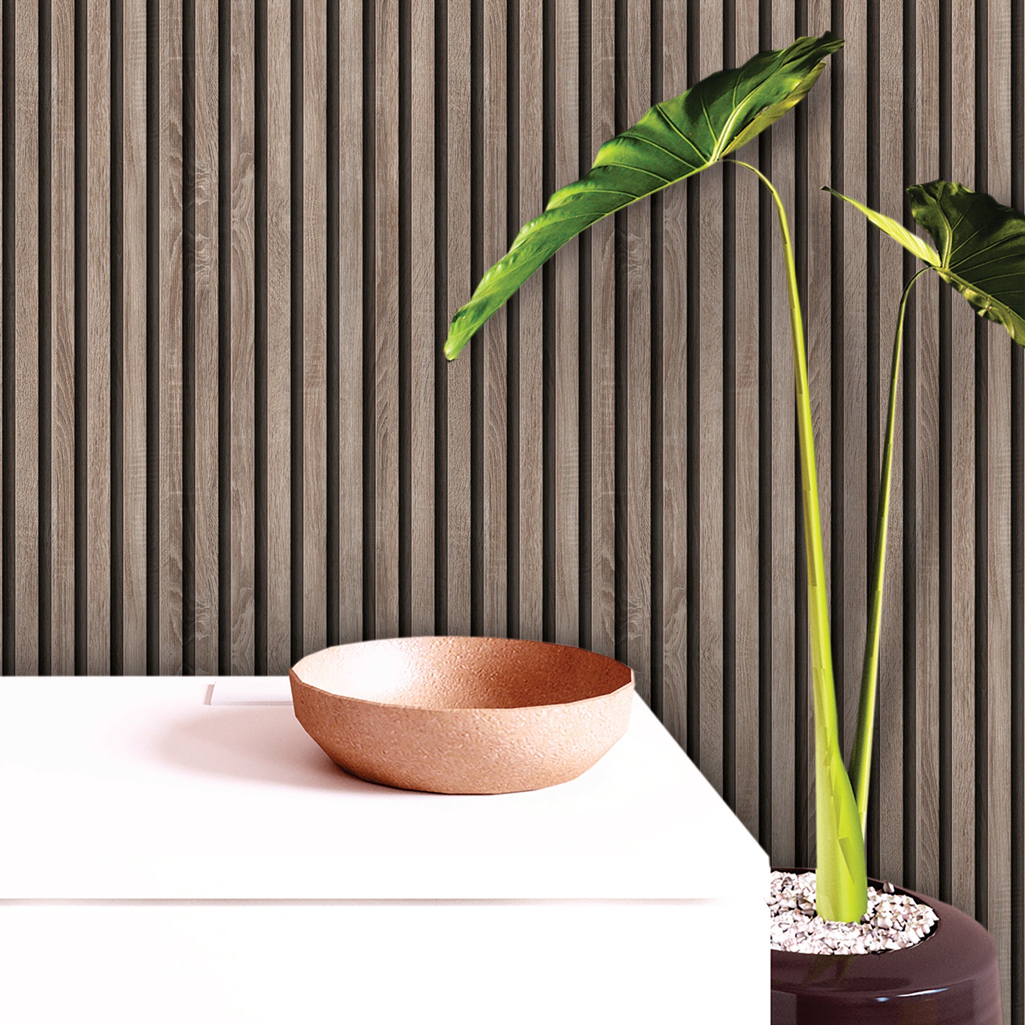 Slats & Wood Wallpaper WAL1513-W