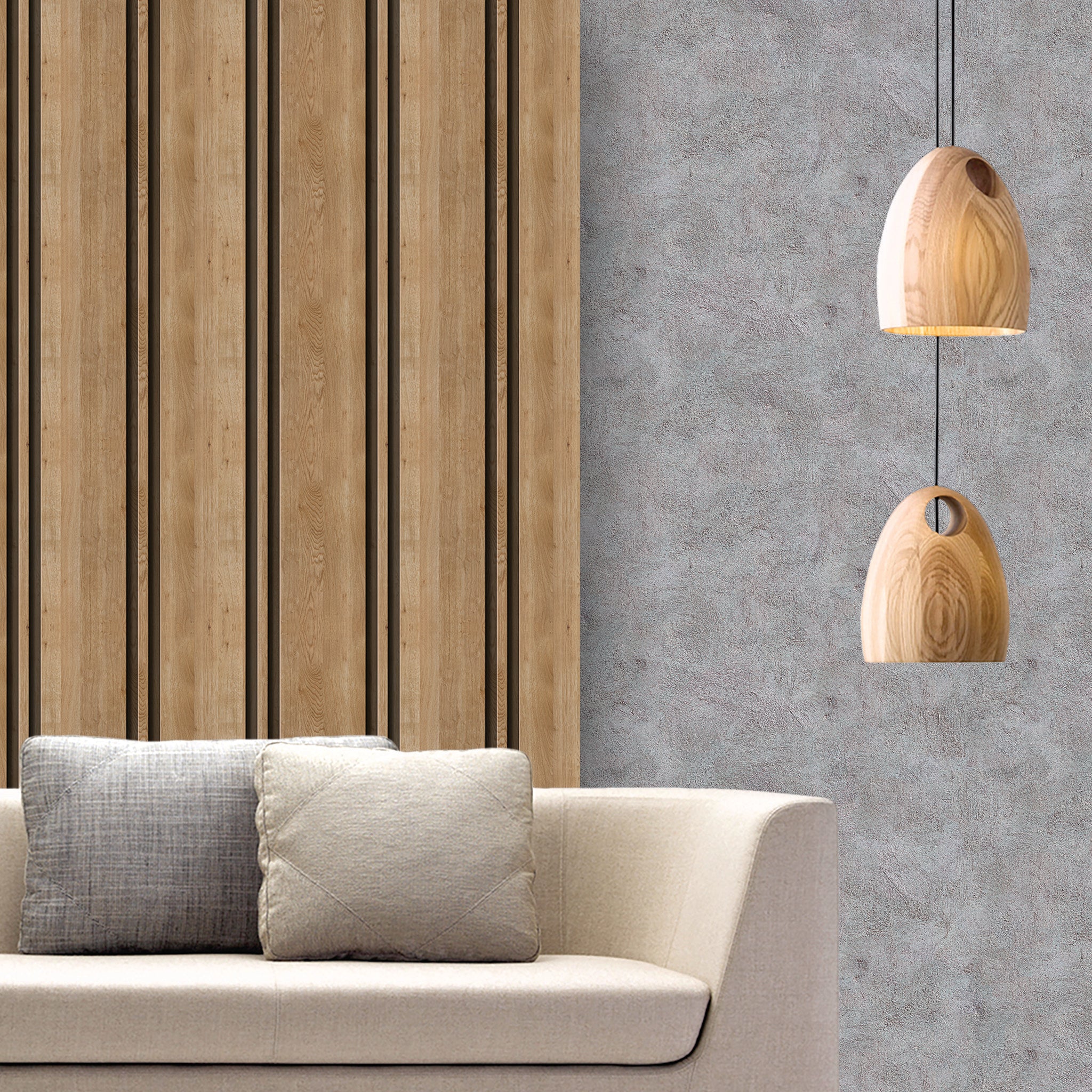 Slats & Wood Wallpaper WAL1514-W