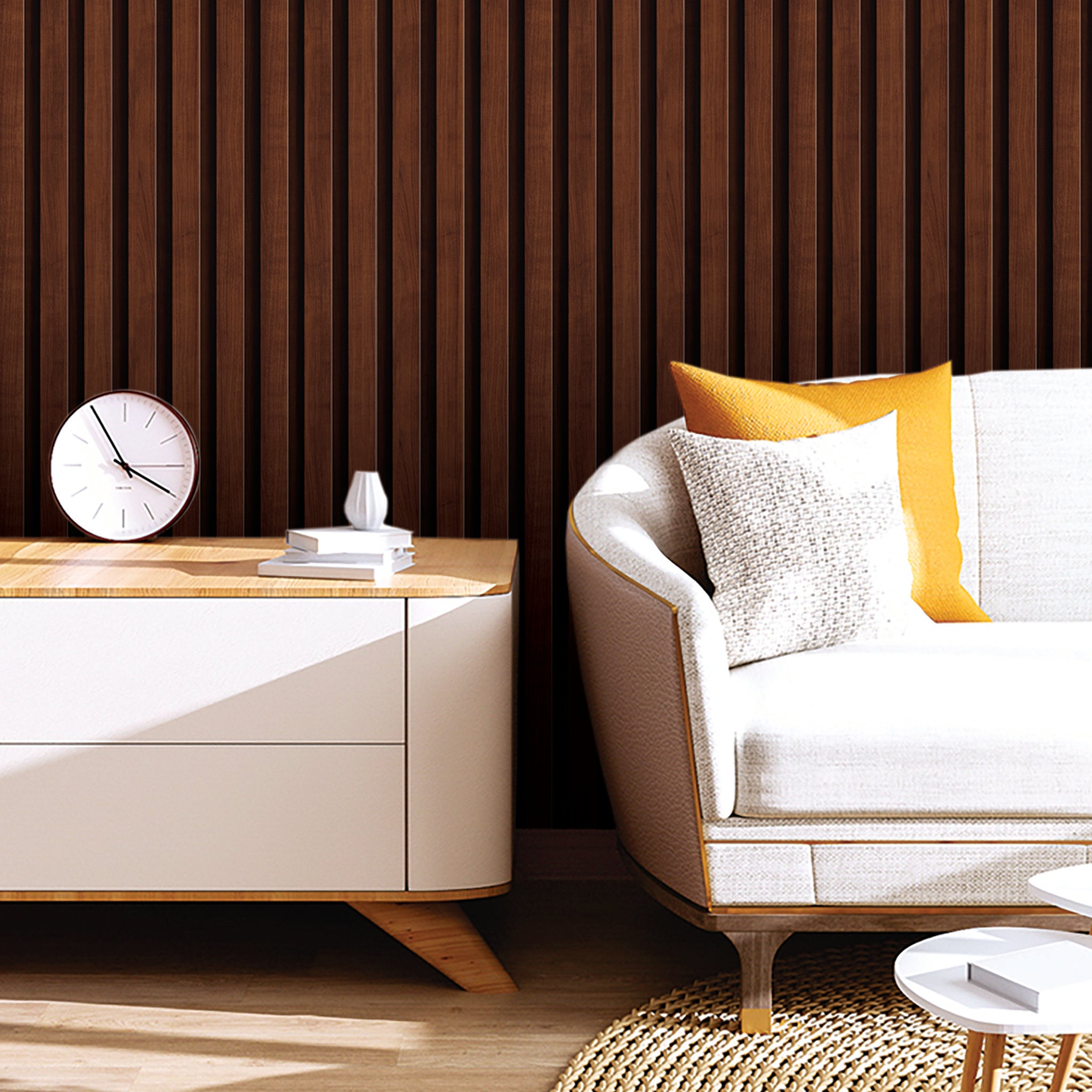 Slats & Wood Wallpaper WAL1515-W