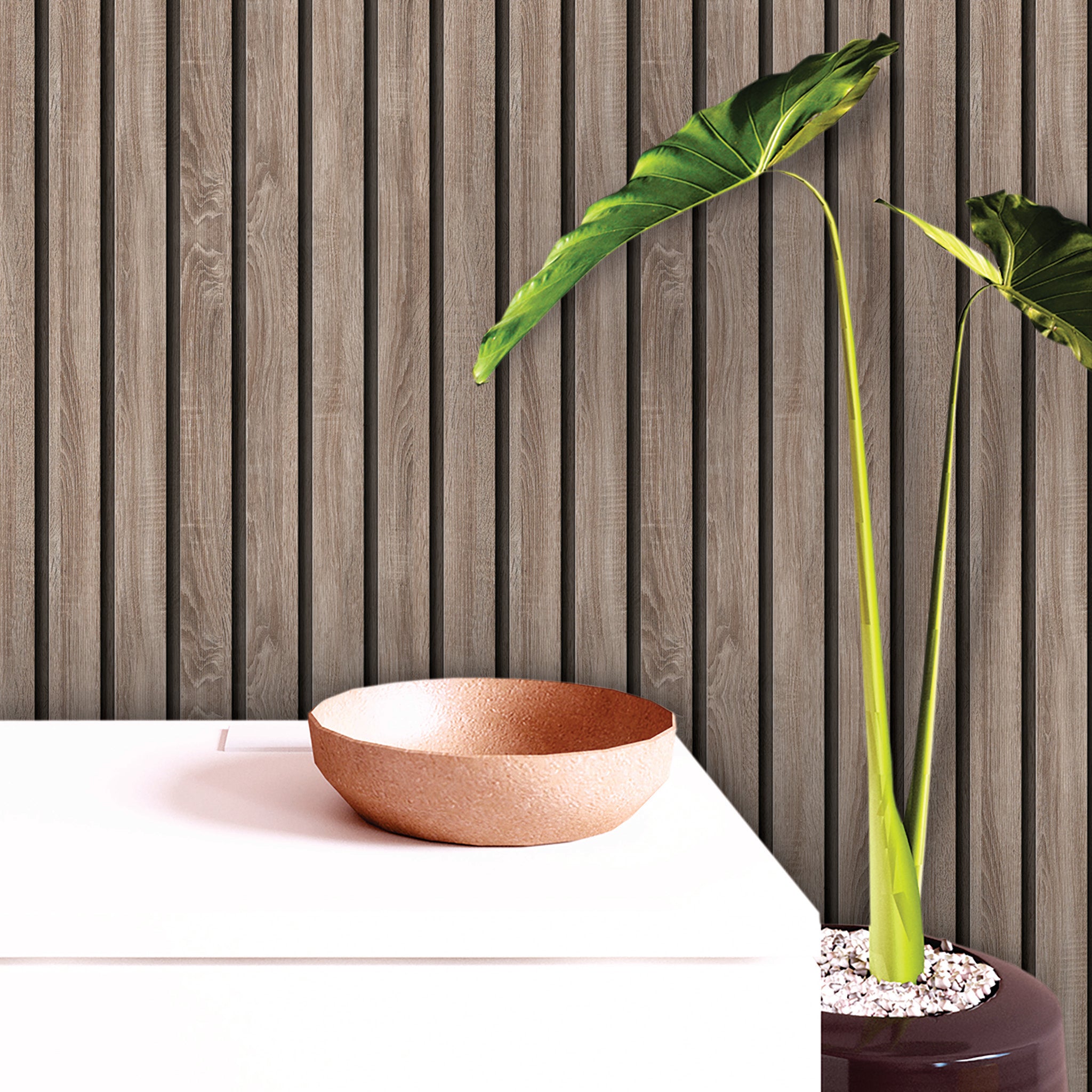 Slats & Wood Wallpaper WAL1524-W