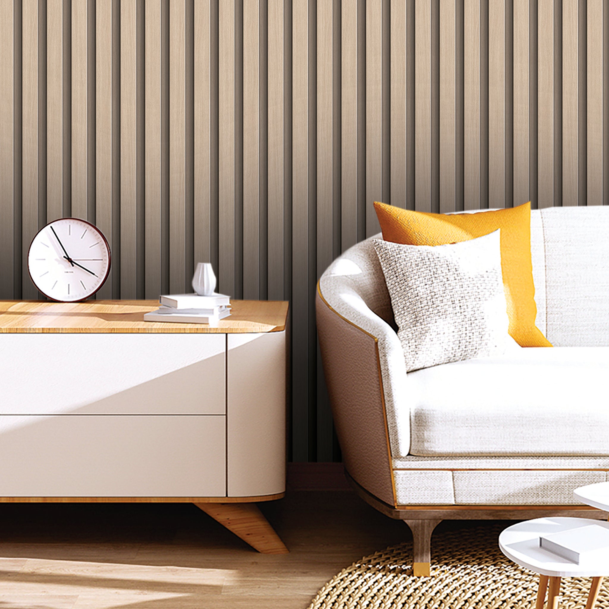 Slats & Wood Wallpaper WAL1525-W