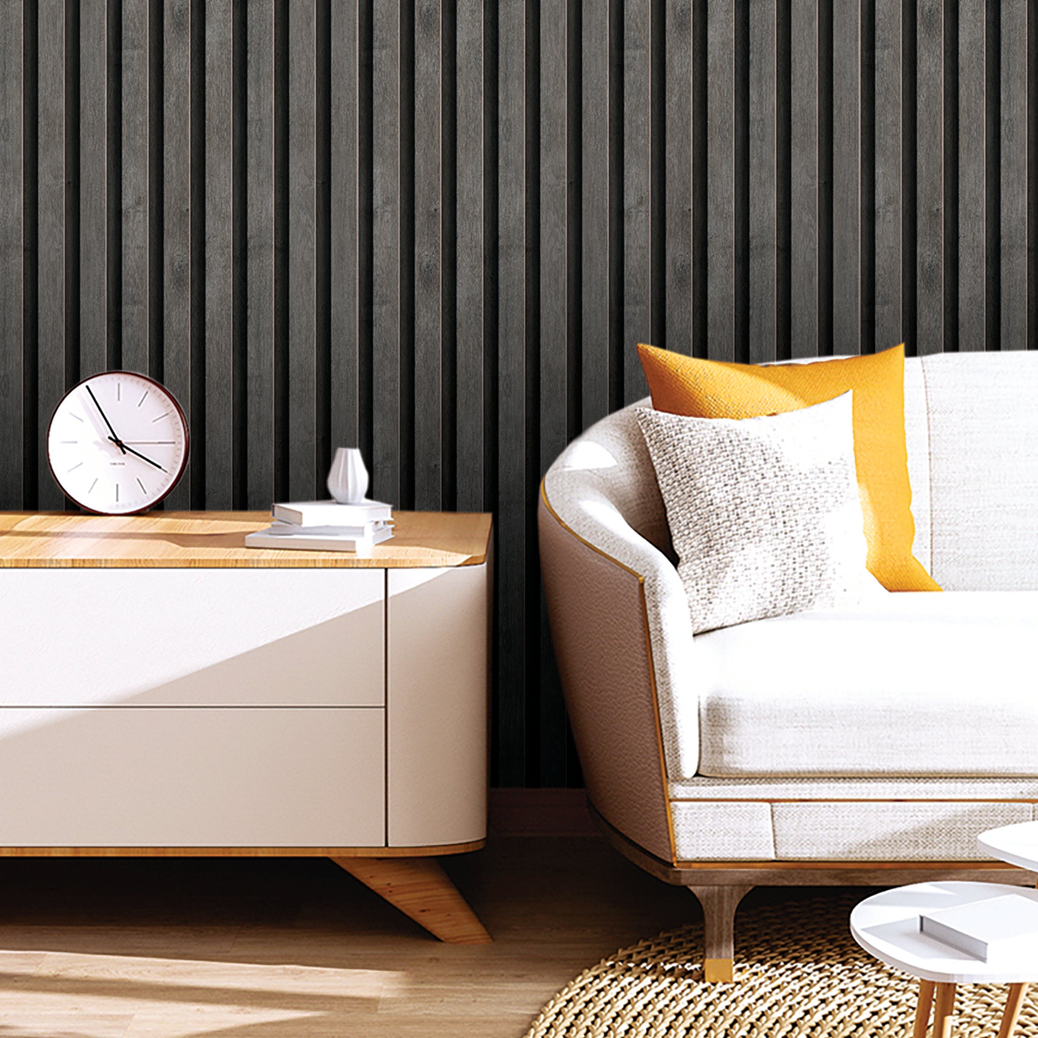 Slats & Wood Wallpaper WAL1538-W