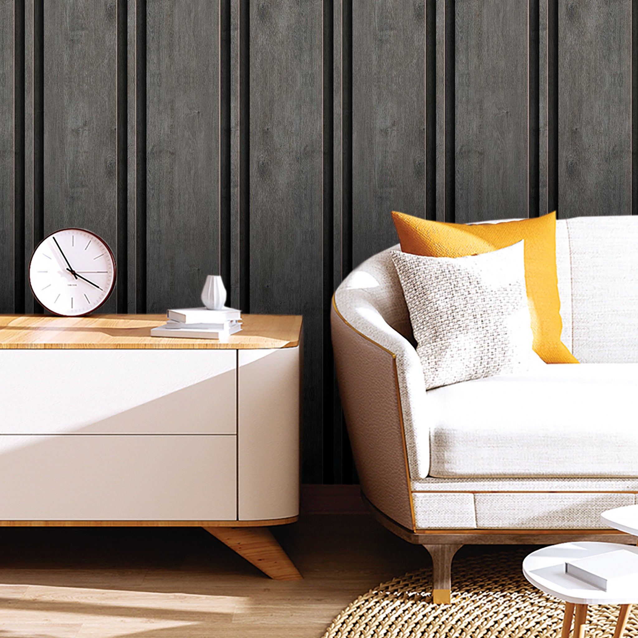 Slats & Wood Wallpaper WAL1540-W