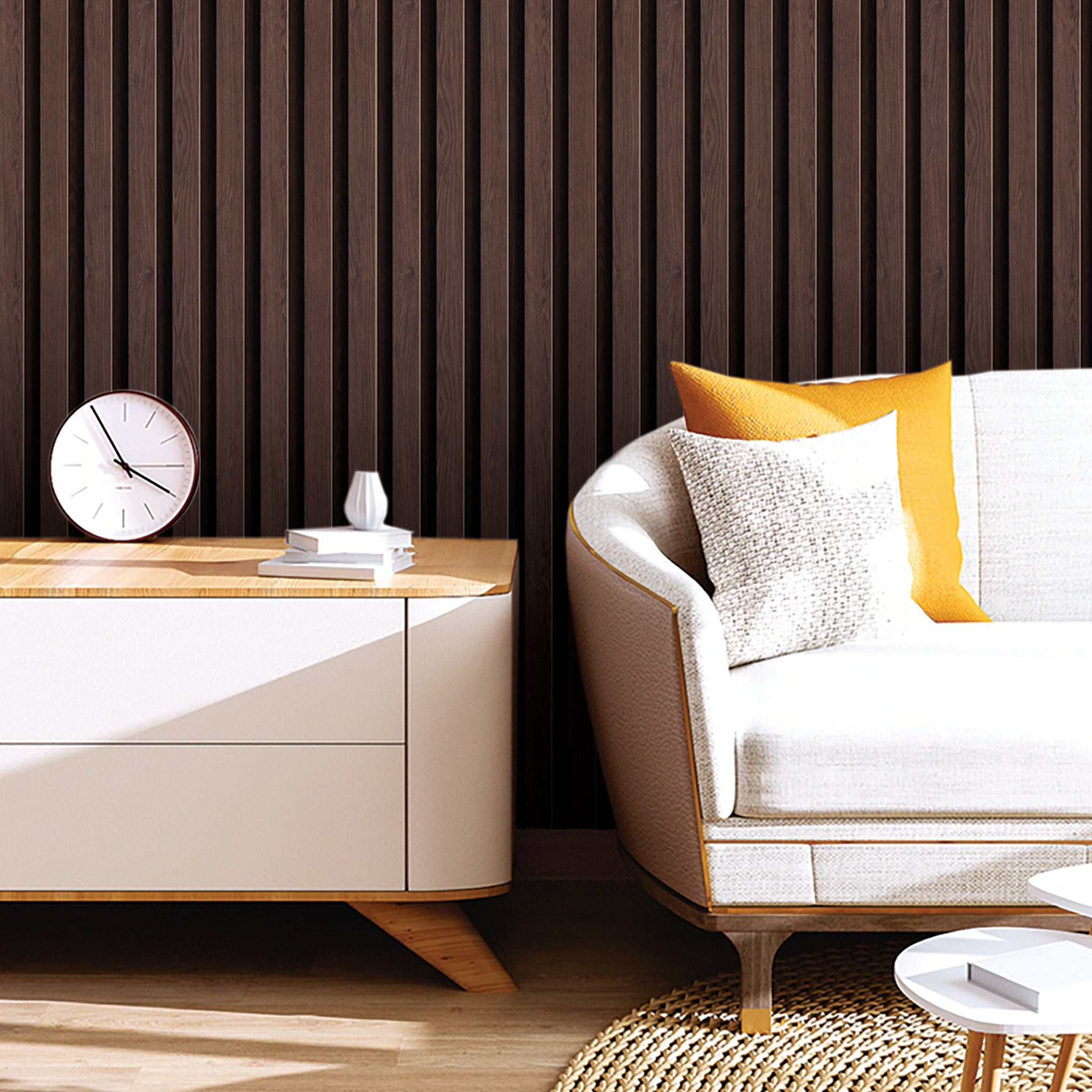 Slats & Wood Wallpaper WAL1541-W