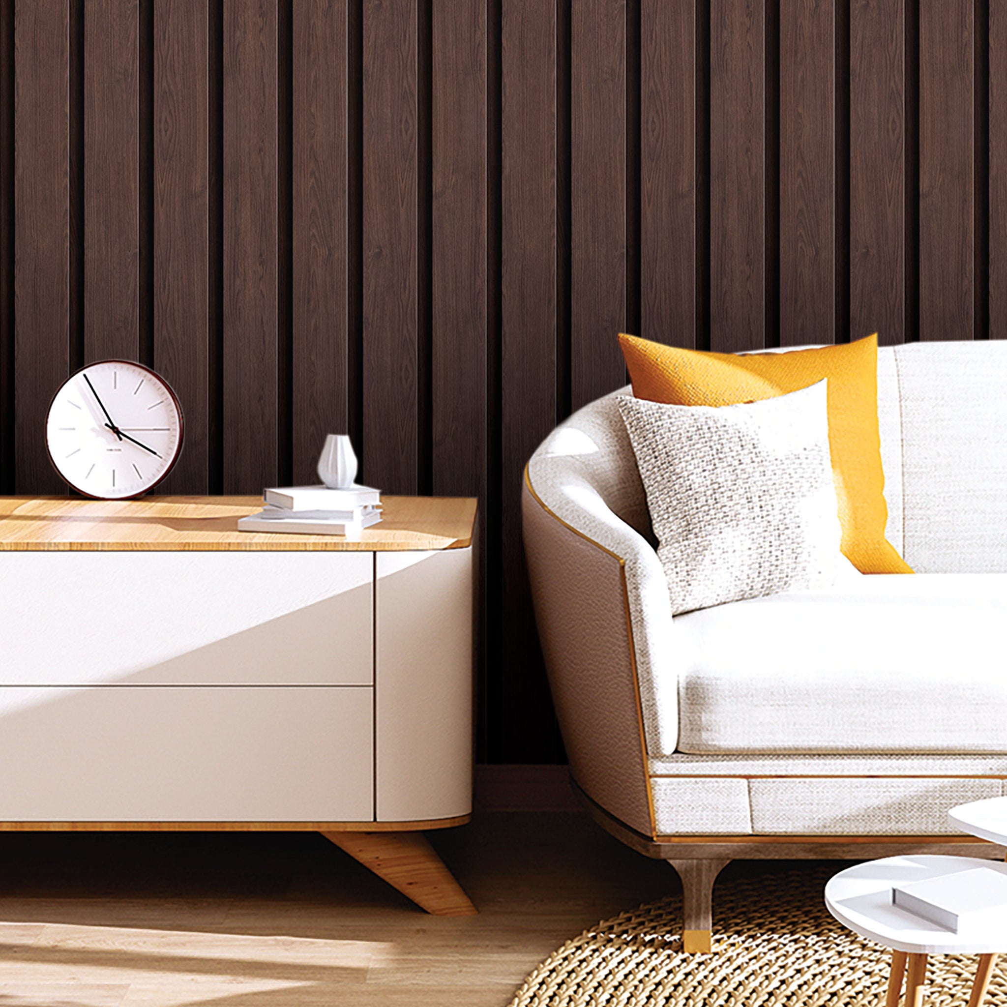 Slats & Wood Wallpaper WAL1542-W