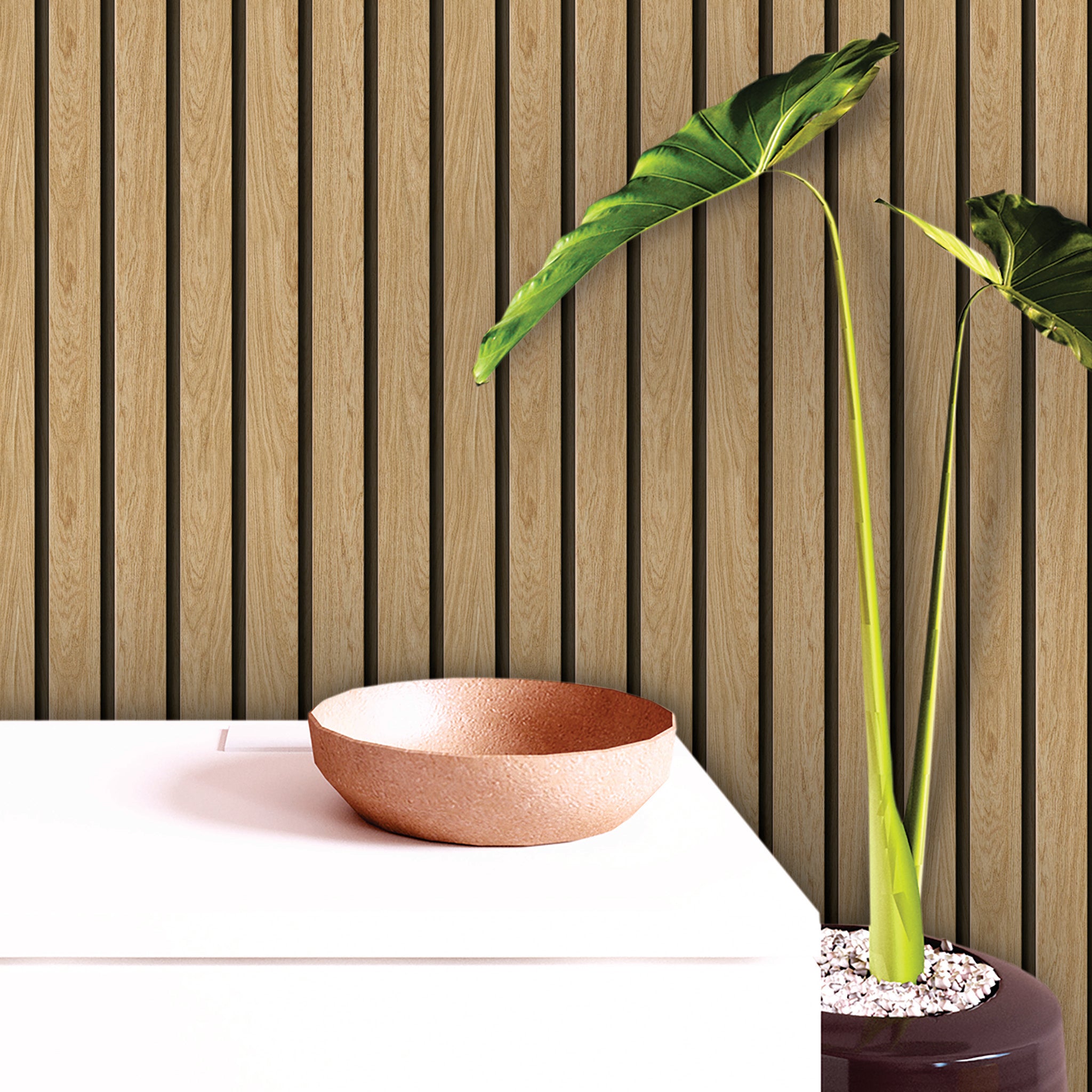 Slats & Wood Wallpaper WAL1555-W