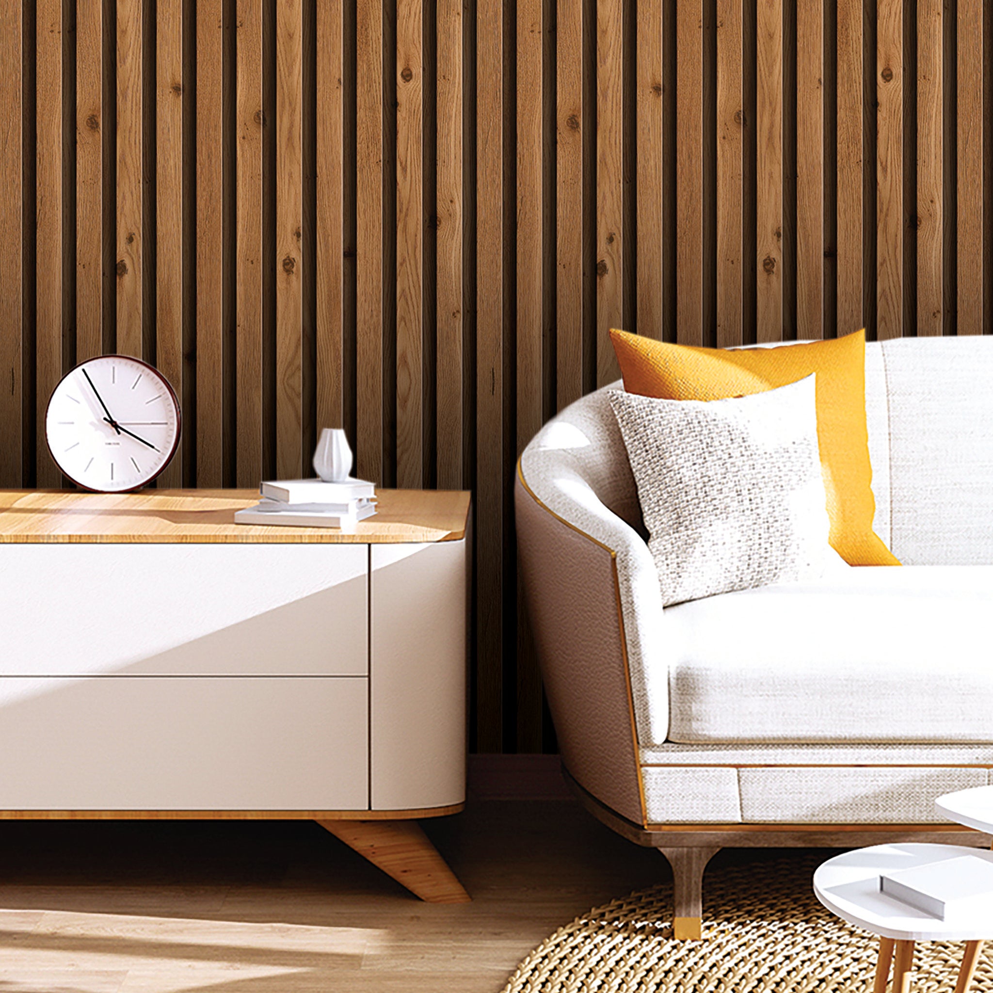 Slats & Wood Wallpaper WAL1579-W