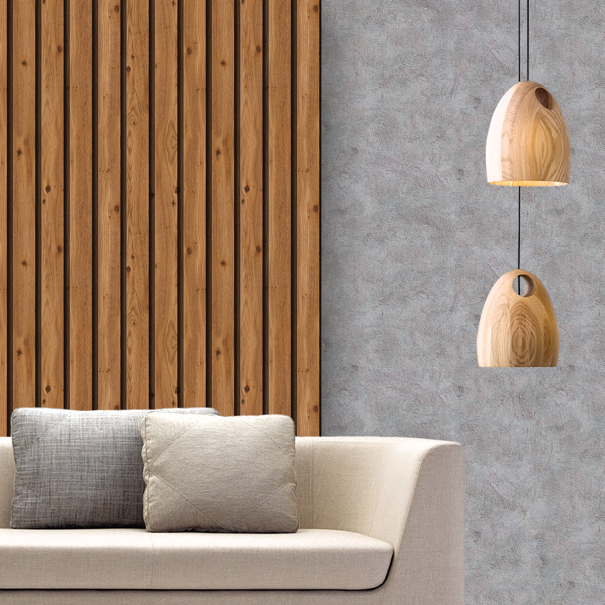 Slats & Wood Wallpaper WAL1590-W