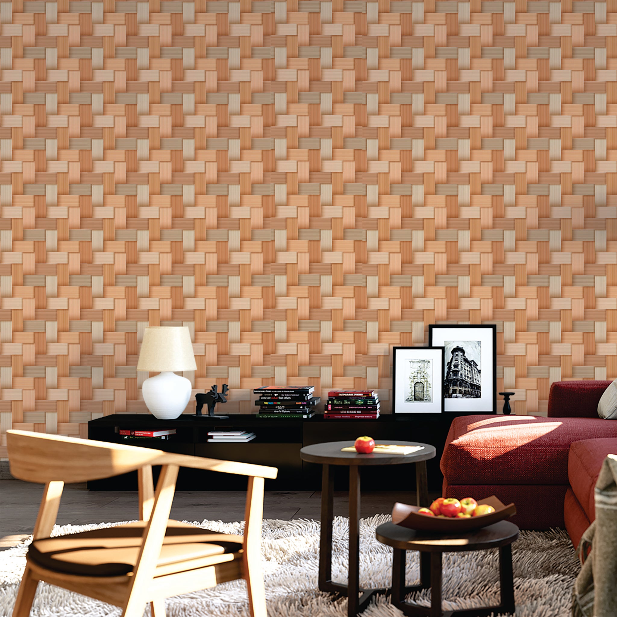 Slats & Wood Wallpaper WAL1601-W