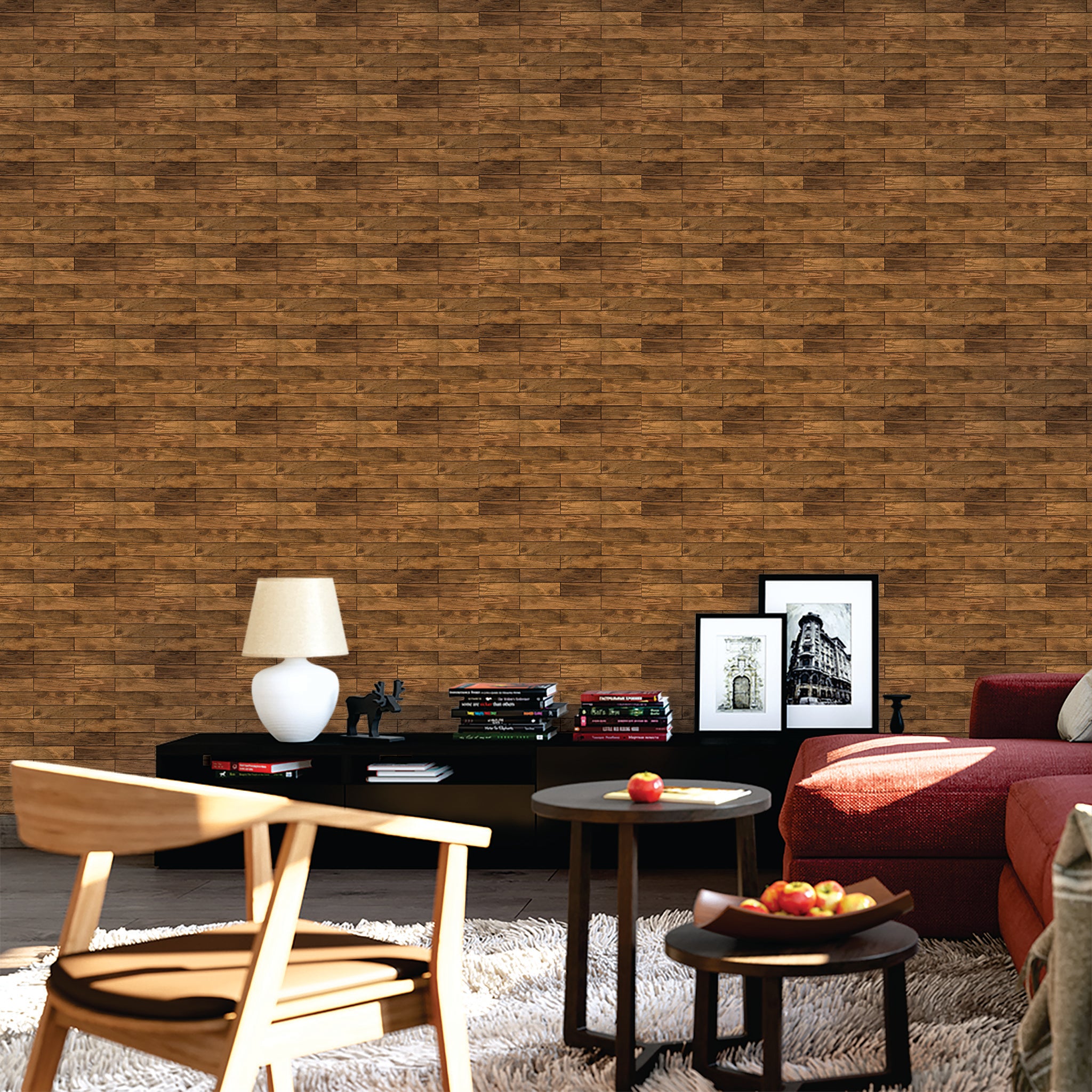 Slats & Wood Wallpaper WAL1602-W