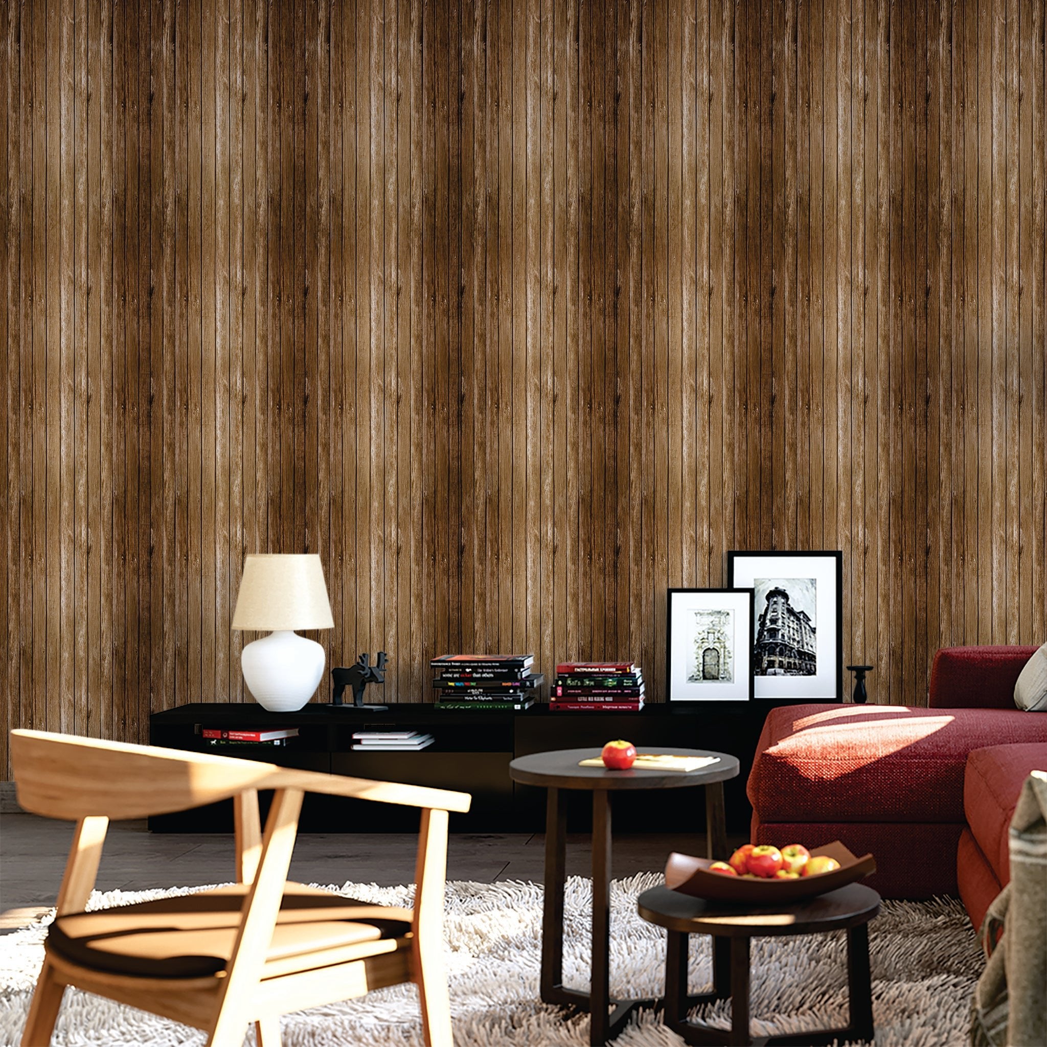 Slats & Wood Wallpaper WAL1606-W