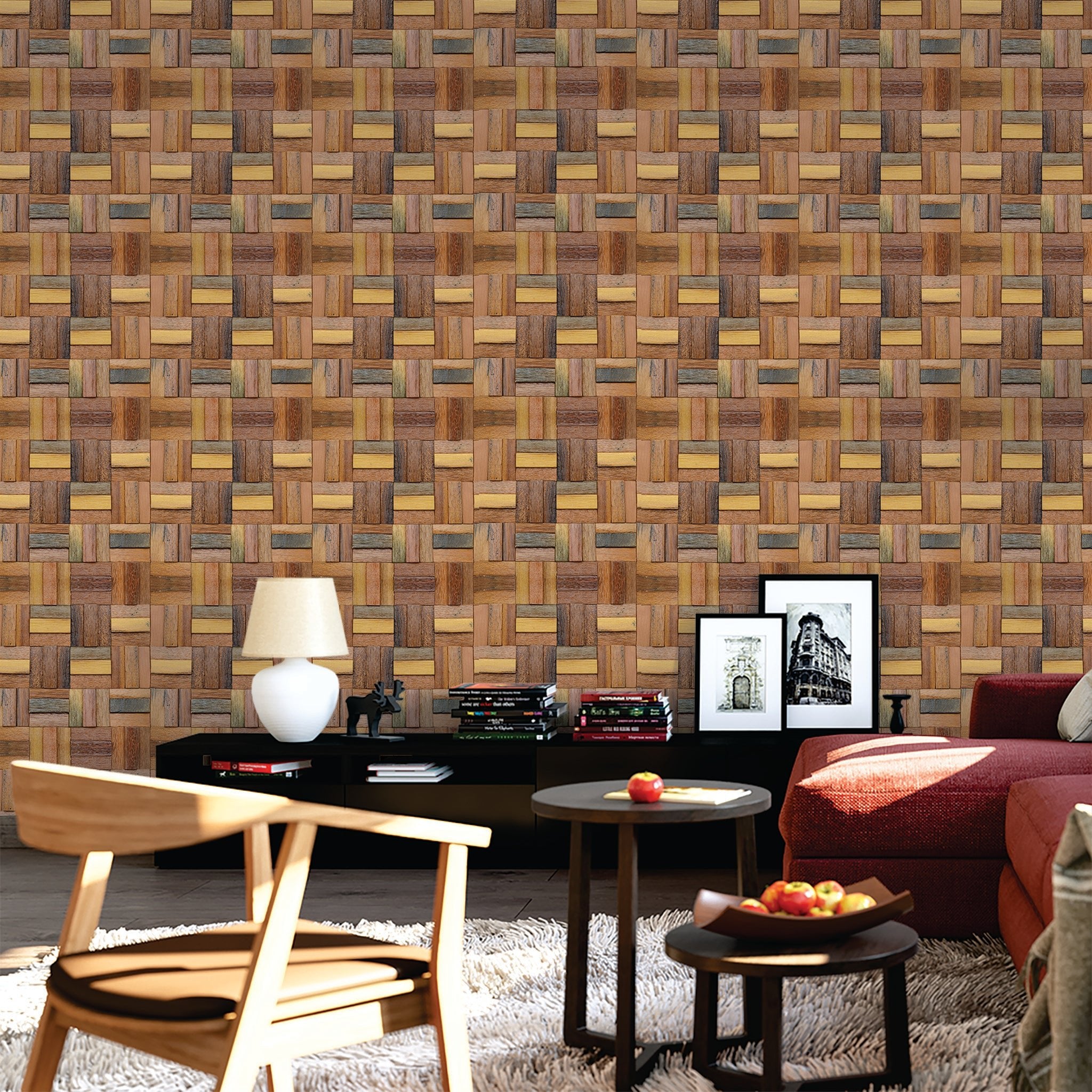 Slats & Wood Wallpaper WAL1607-W