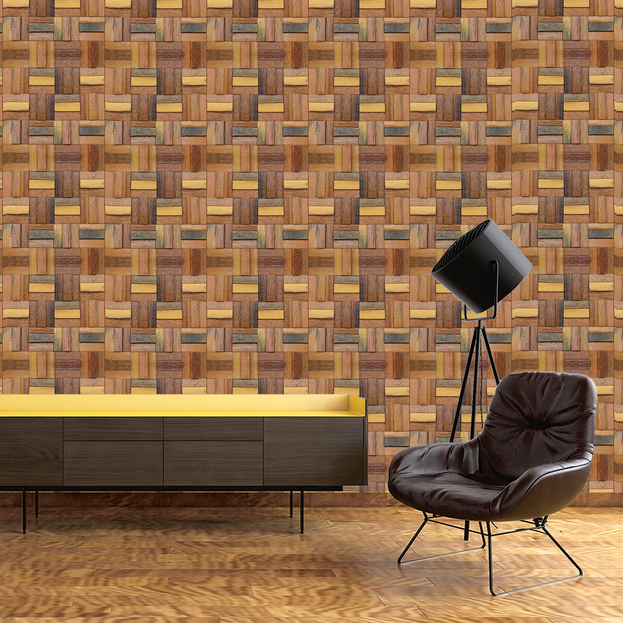 Slats & Wood Wallpaper WAL1607-W