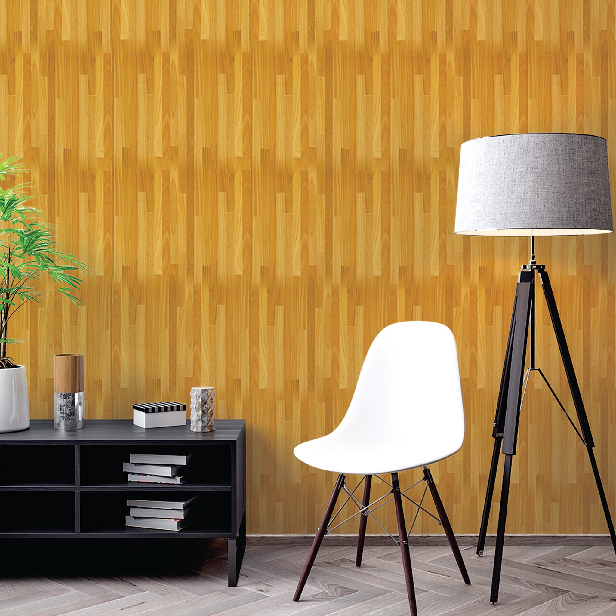 Slats & Wood Wallpaper WAL1610-W