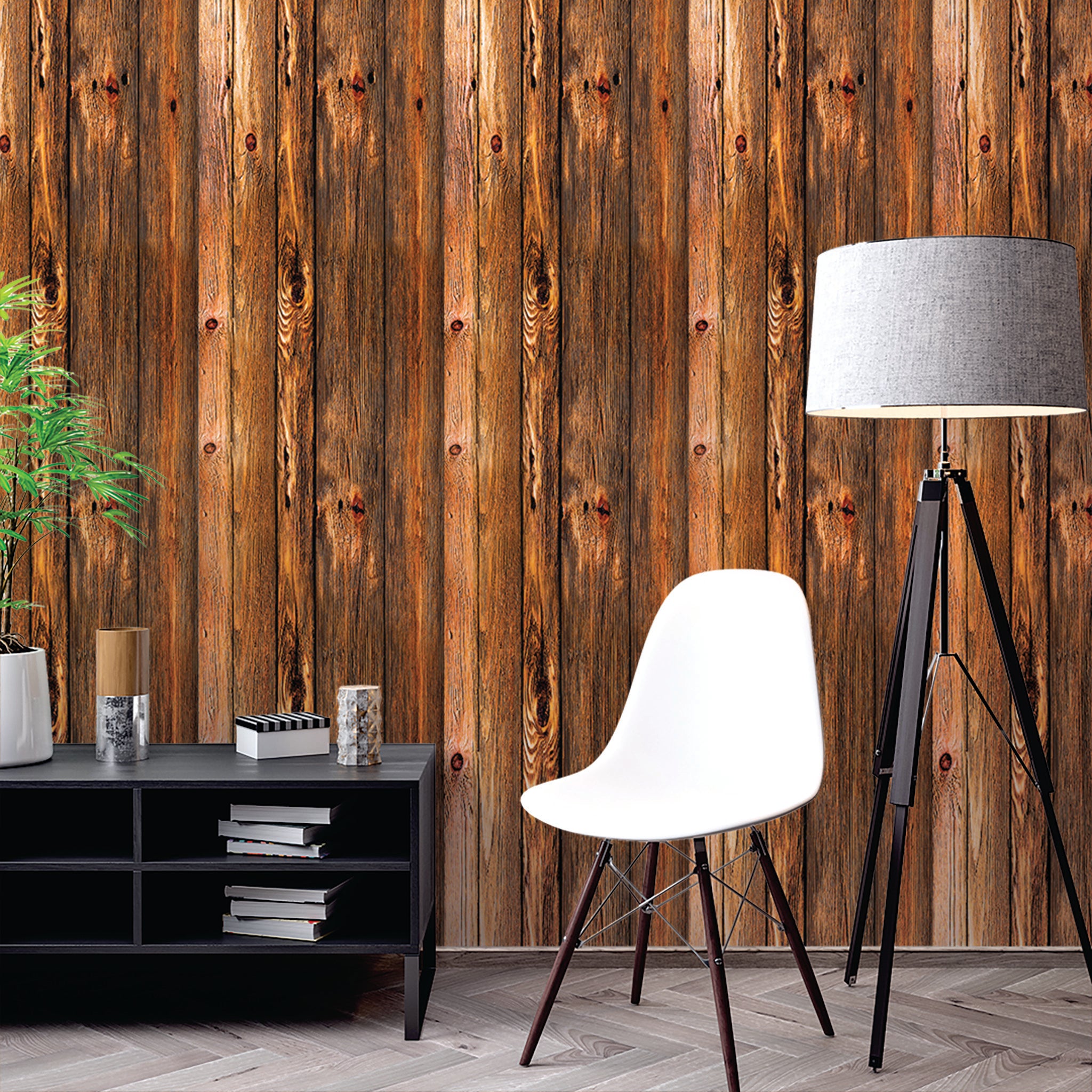 Slats & Wood Wallpaper WAL1612-W