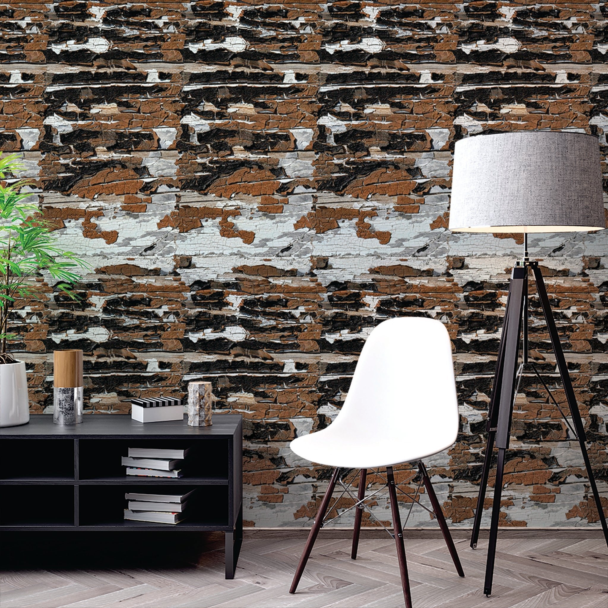 Slats & Wood Wallpaper WAL1616-W