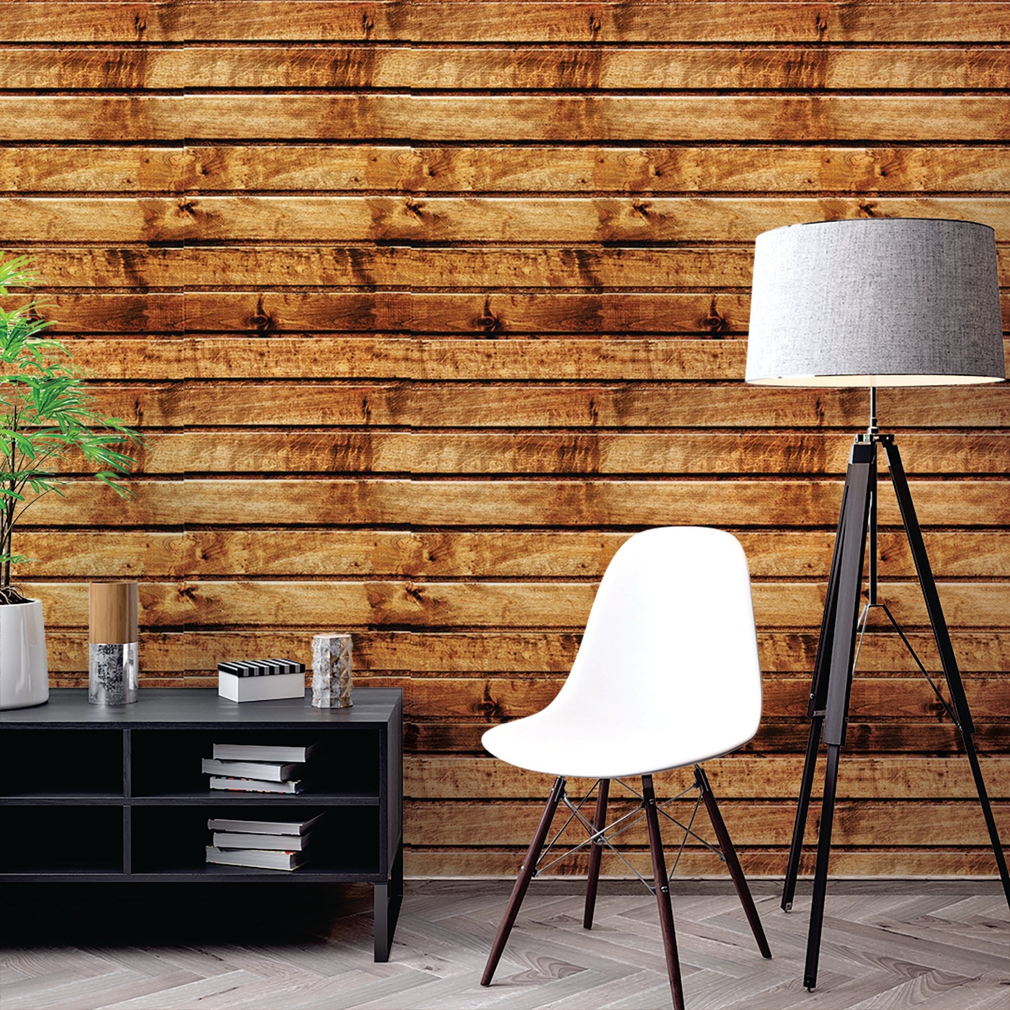 Slats & Wood Wallpaper WAL1618-W