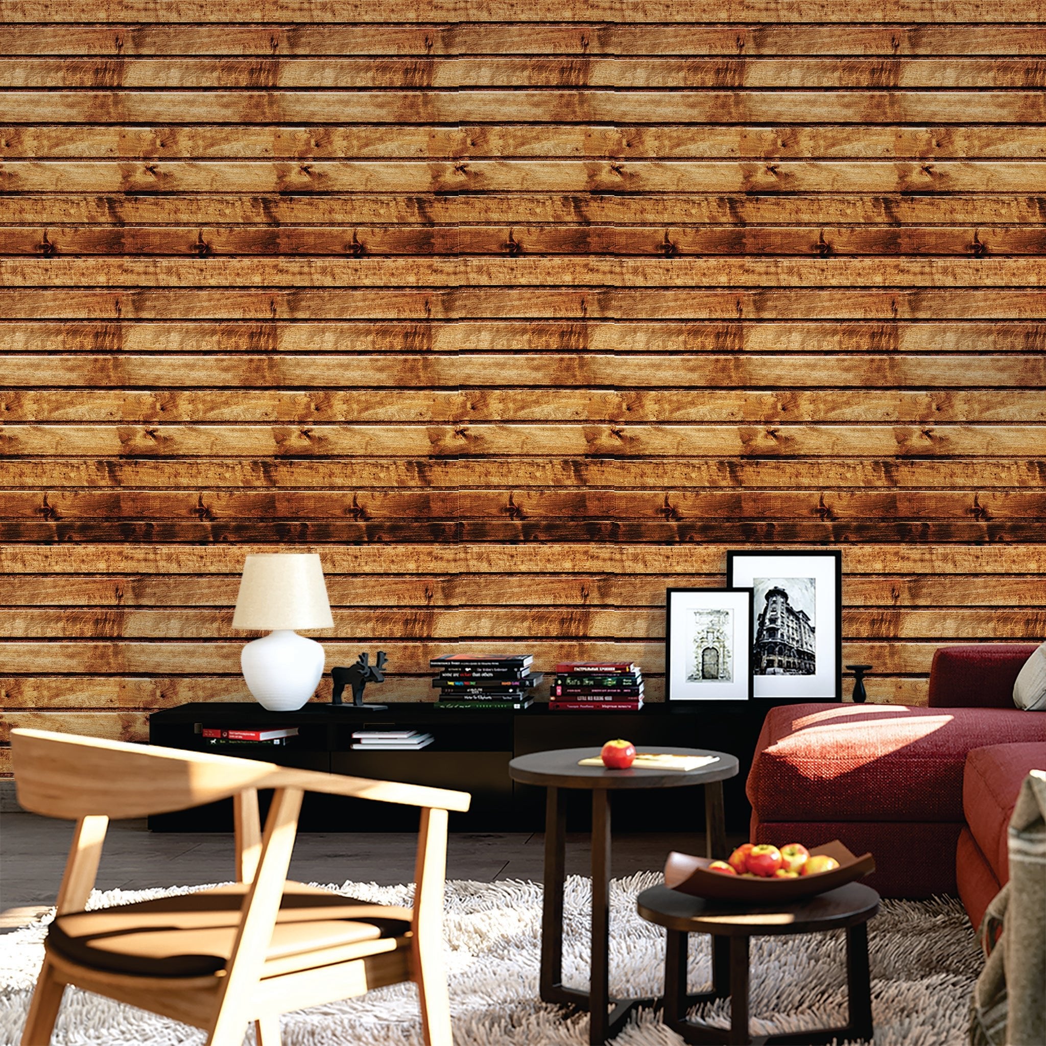 Slats & Wood Wallpaper WAL1618-W