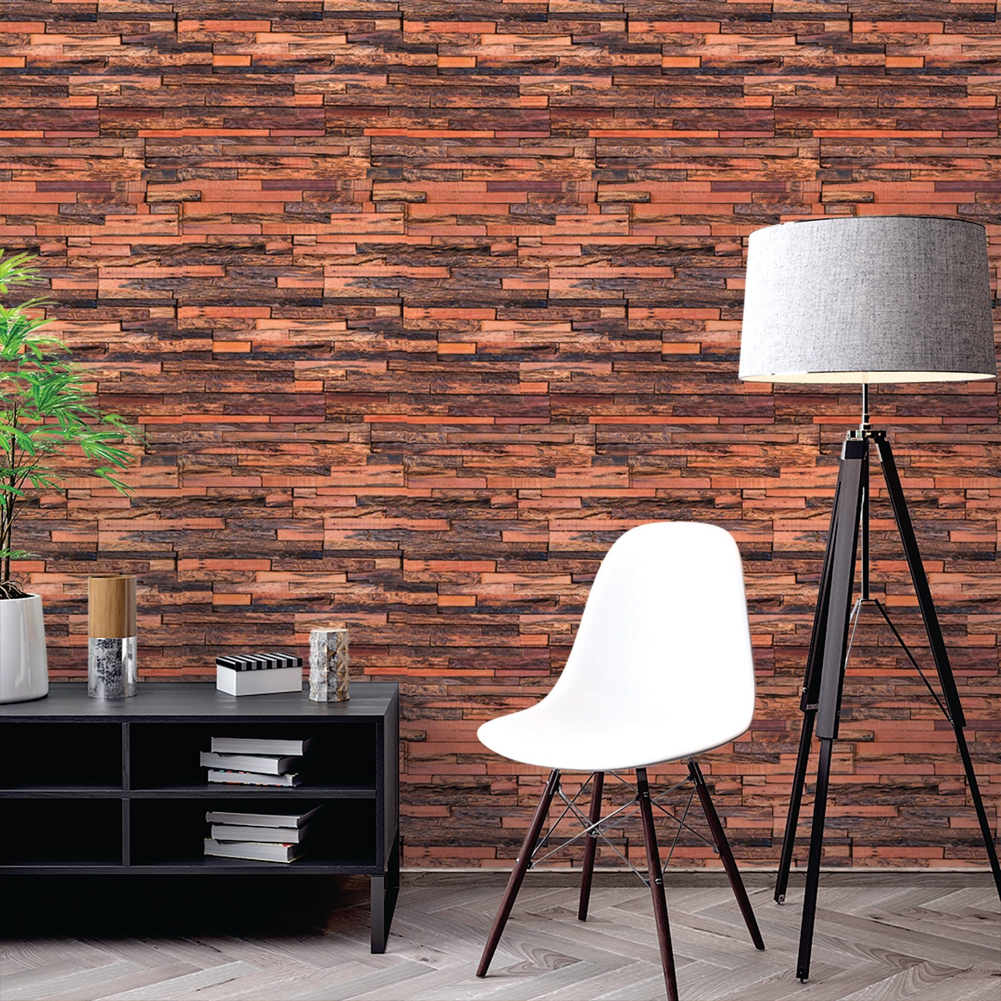 Slats & Wood Wallpaper WAL1623-W