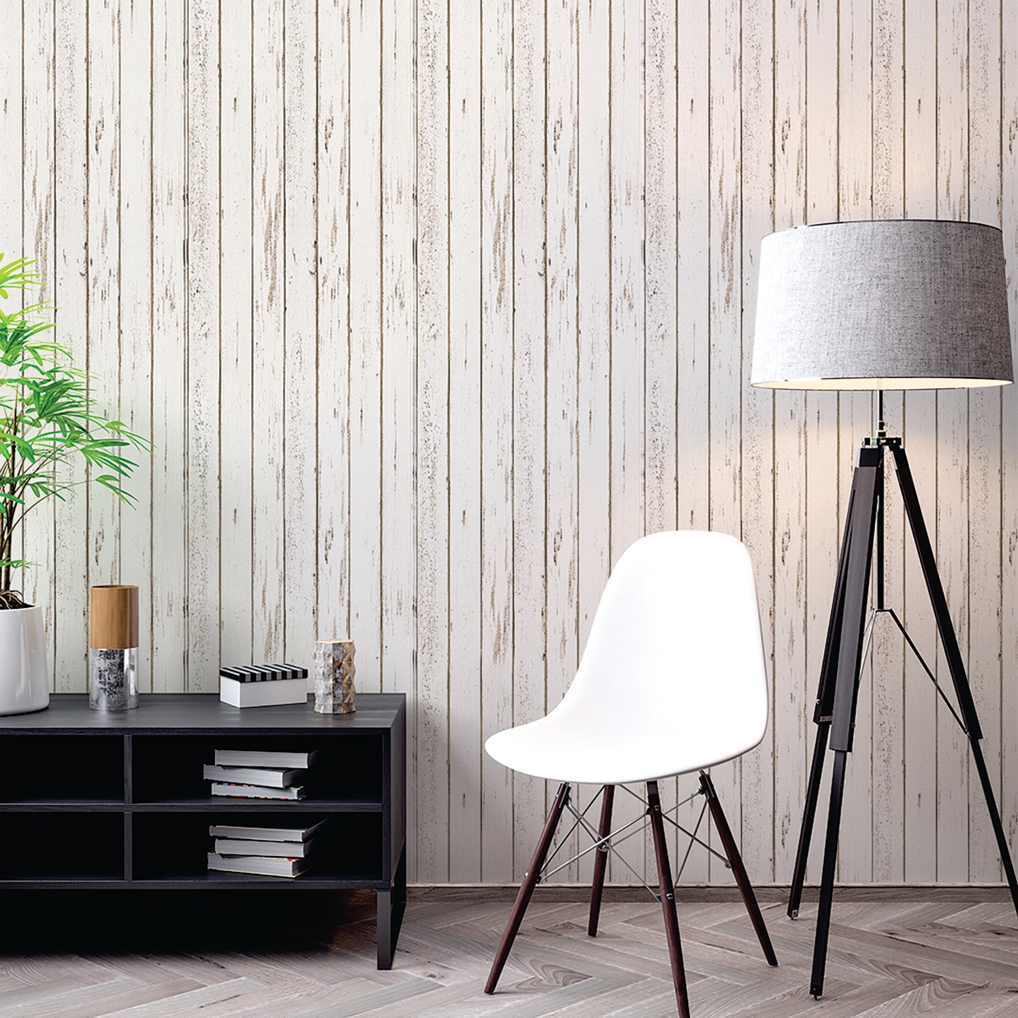 Slats & Wood Wallpaper WAL1624-W