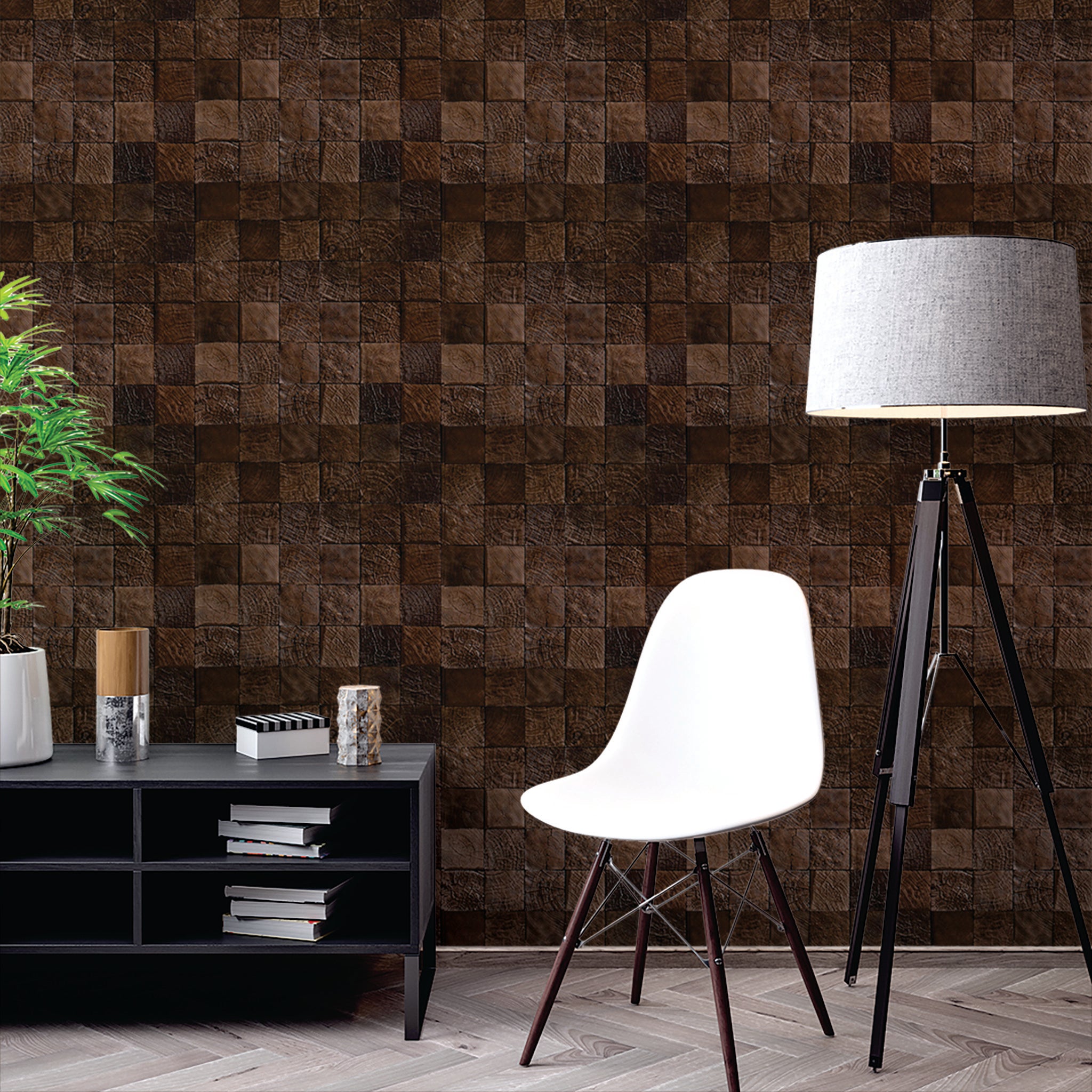 Slats & Wood Wallpaper WAL1625-W