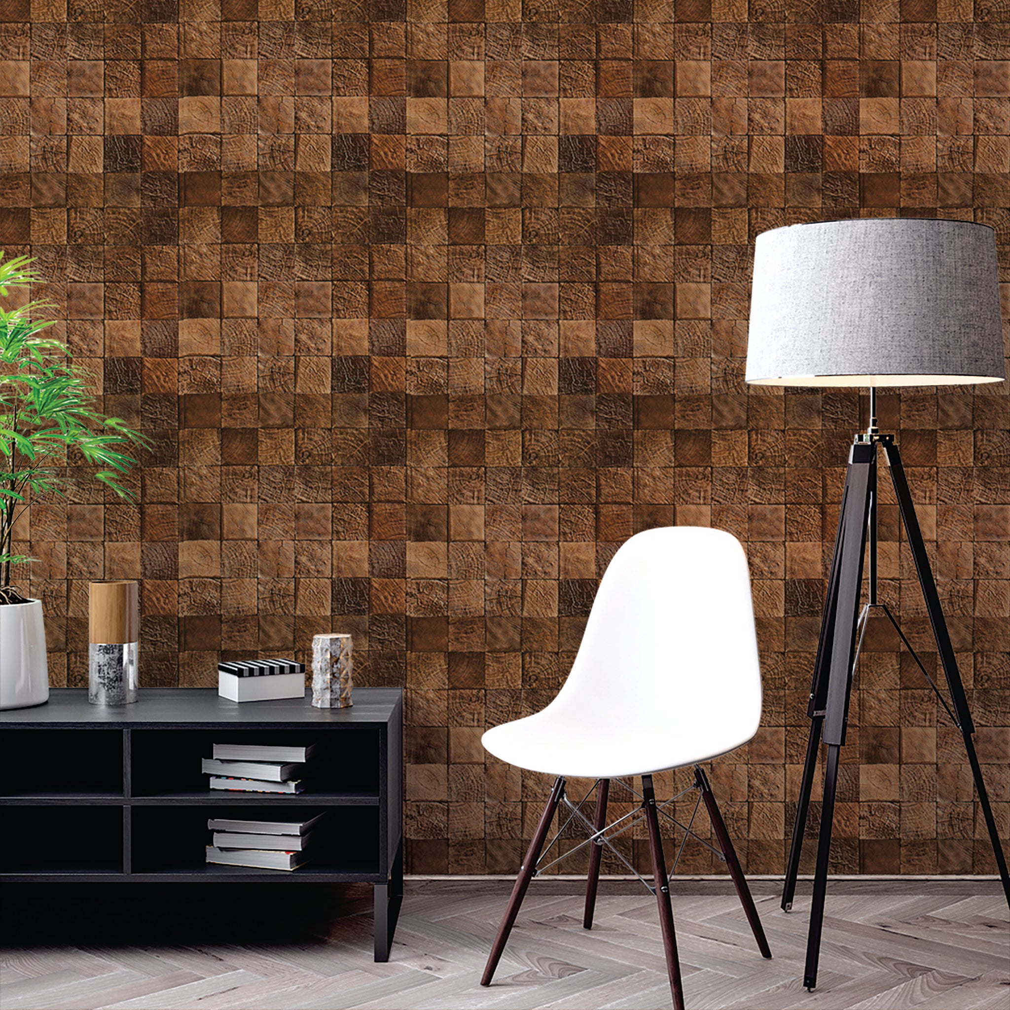 Slats & Wood Wallpaper WAL1626-W