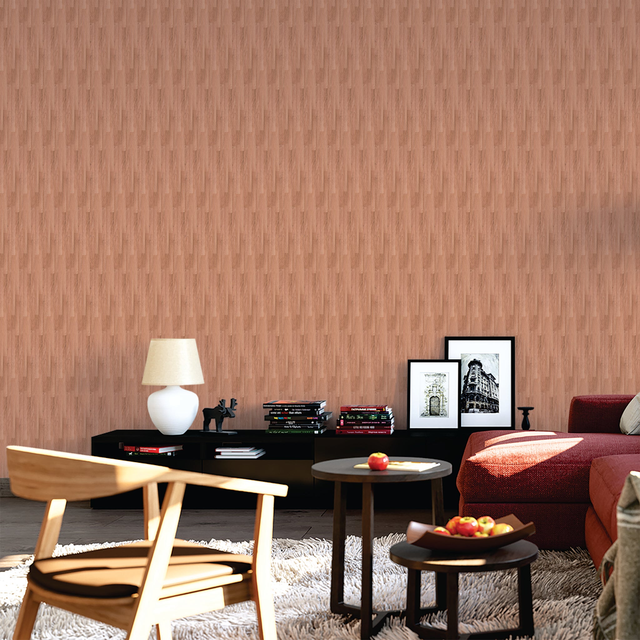 Slats & Wood Wallpaper WAL1629-W