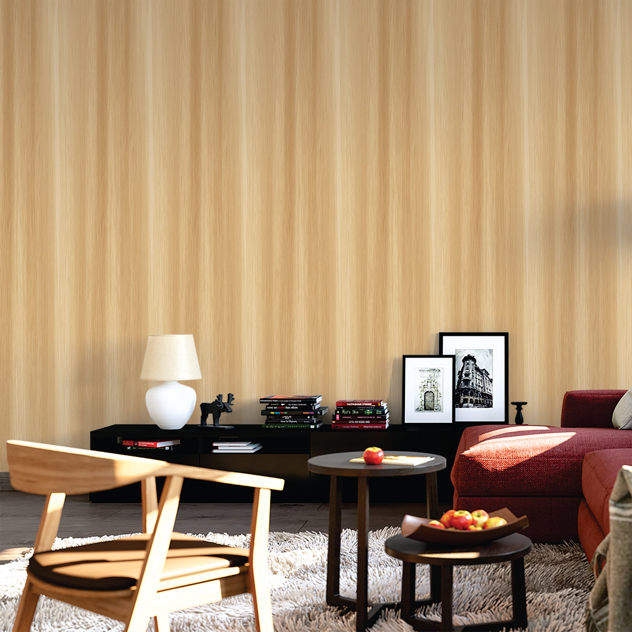 Slats & Wood Wallpaper WAL1632-W