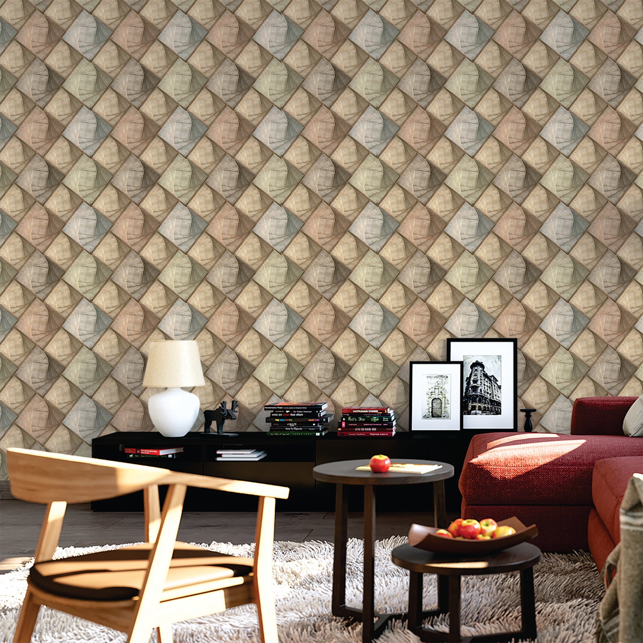 Slats & Wood Wallpaper WAL1634-W