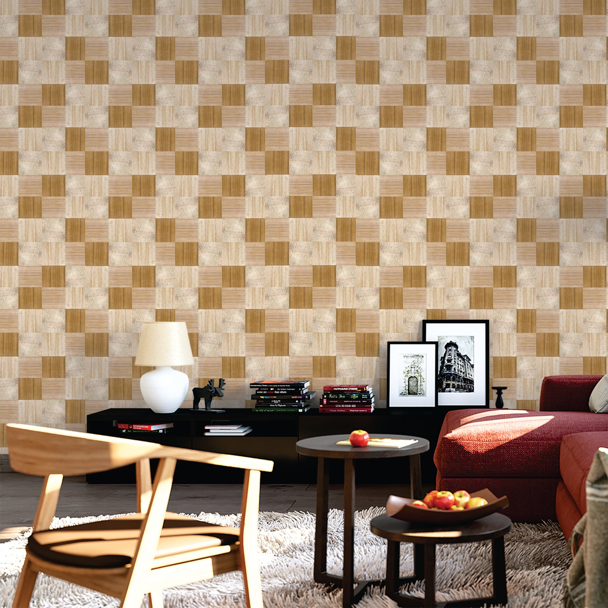 Slats & Wood Wallpaper WAL1639-W