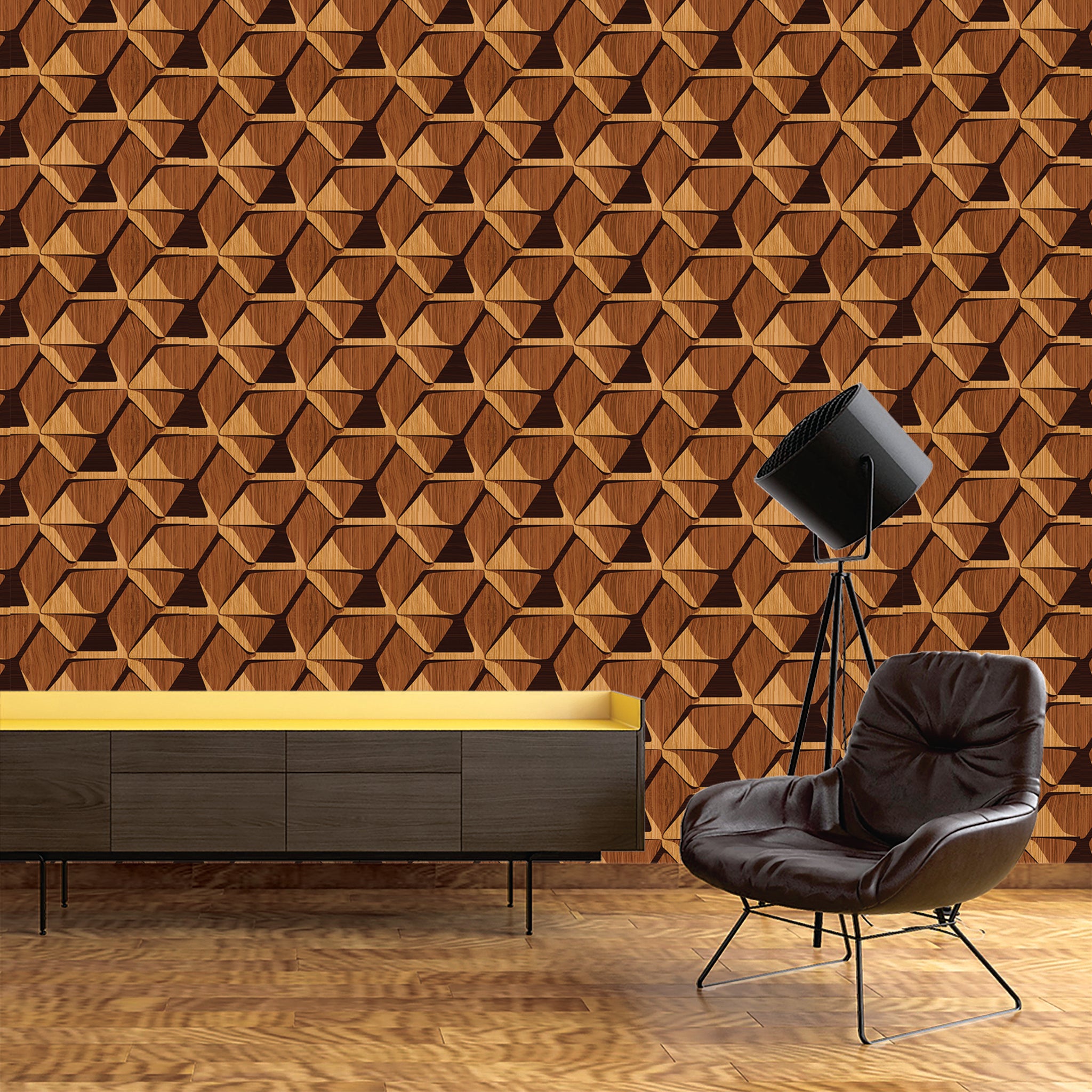 Slats & Wood Wallpaper WAL1641-W