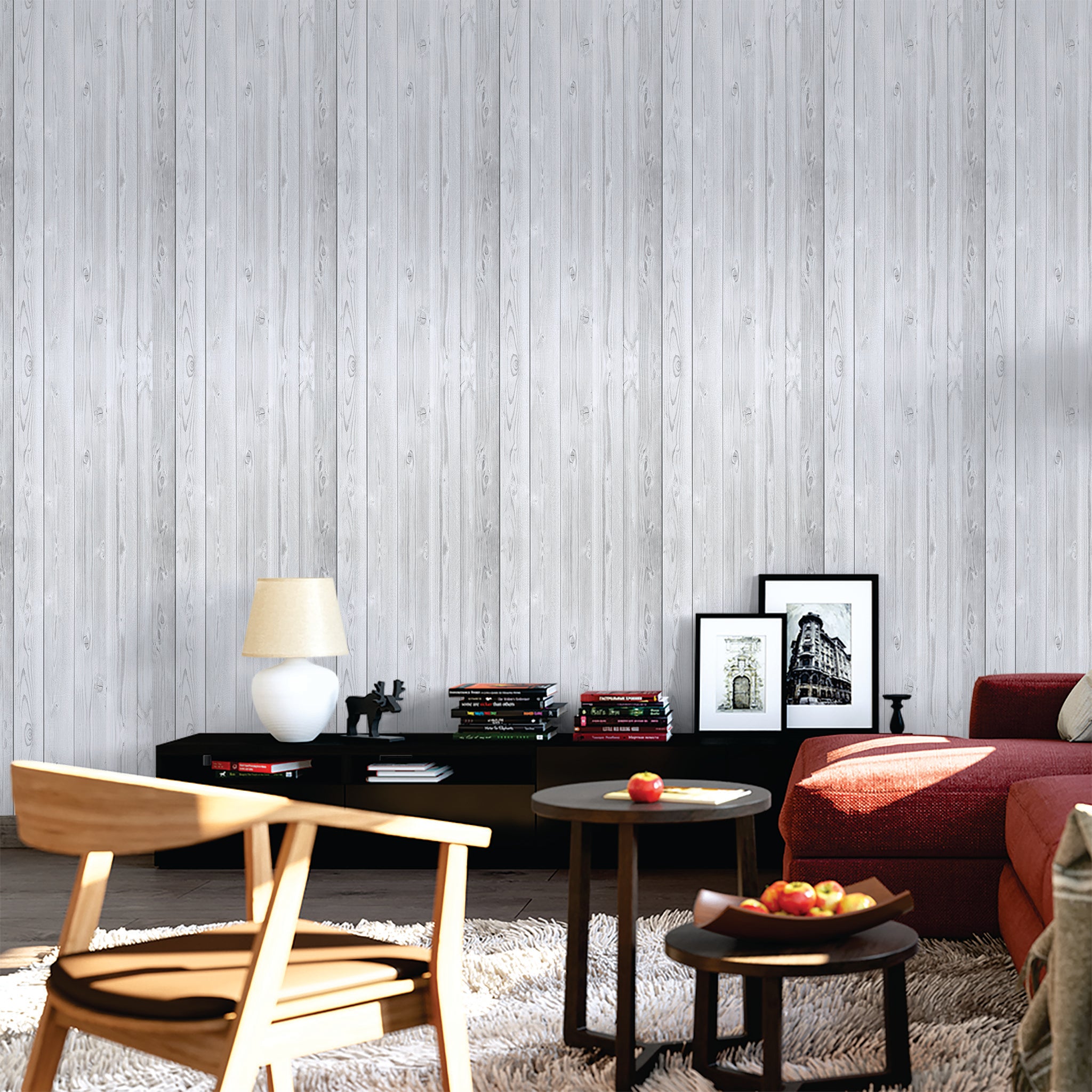 Slats & Wood Wallpaper WAL1643-W