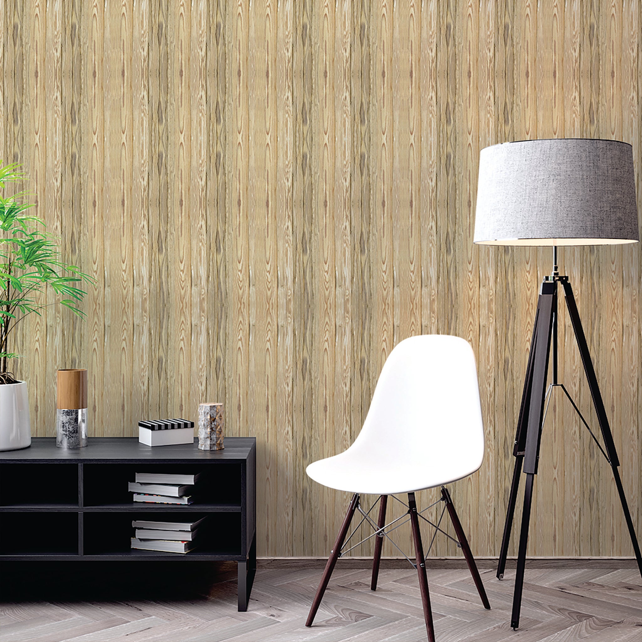 Slats & Wood Wallpaper WAL1644-W