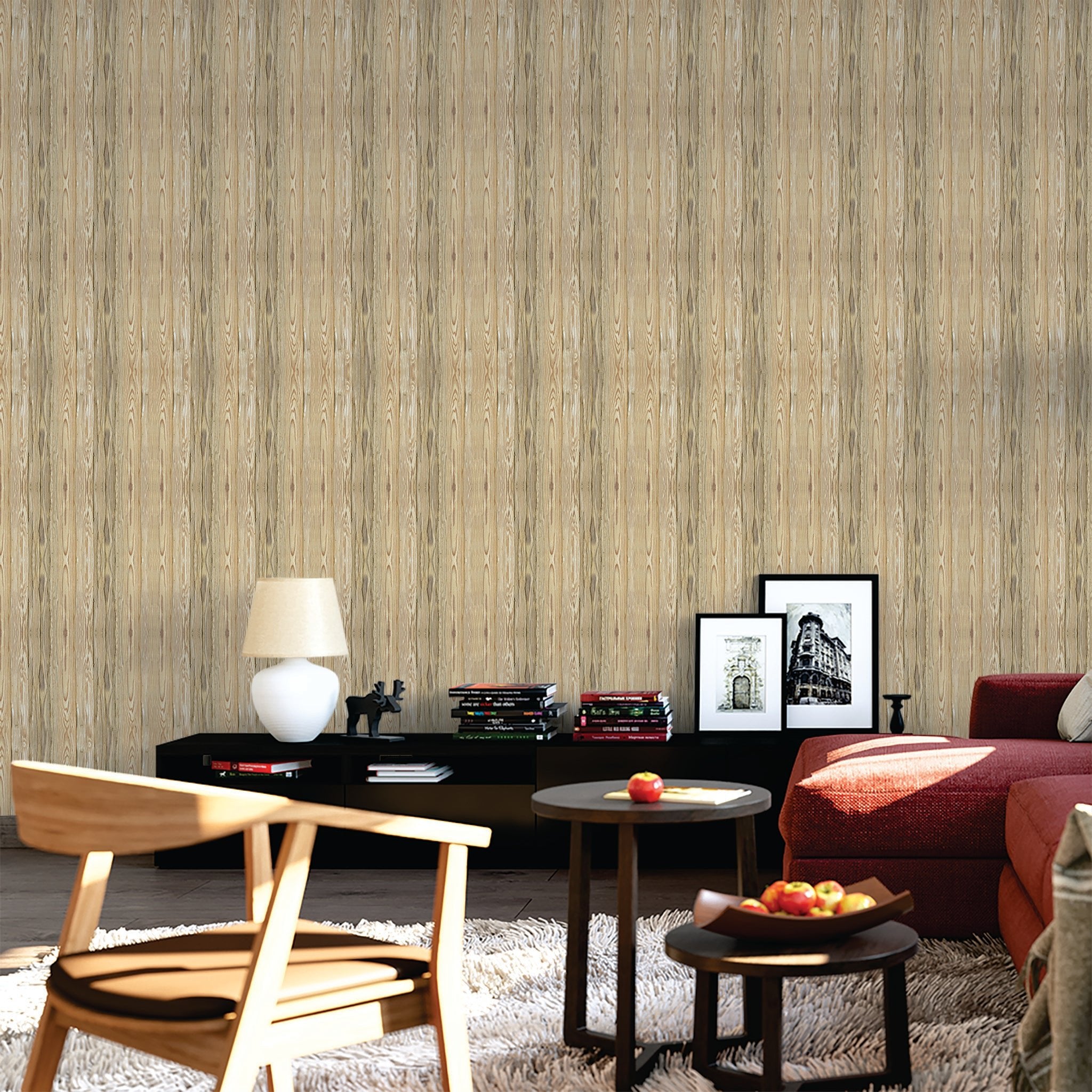 Slats & Wood Wallpaper WAL1644-W