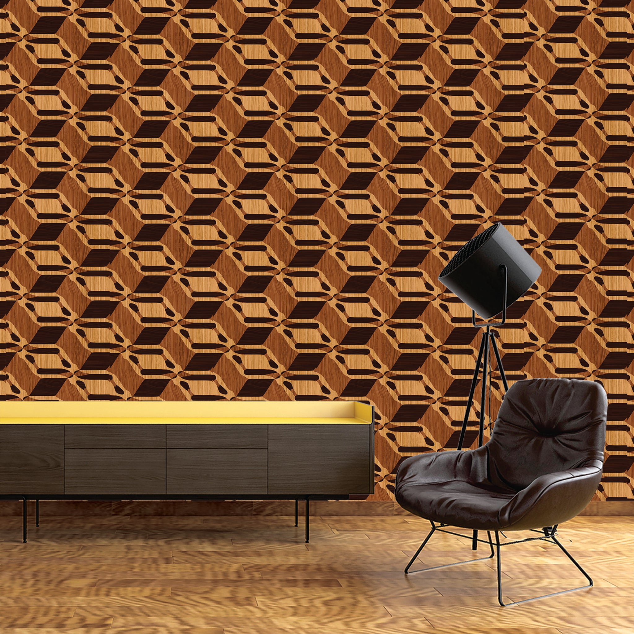 Slats & Wood Wallpaper WAL1645-W