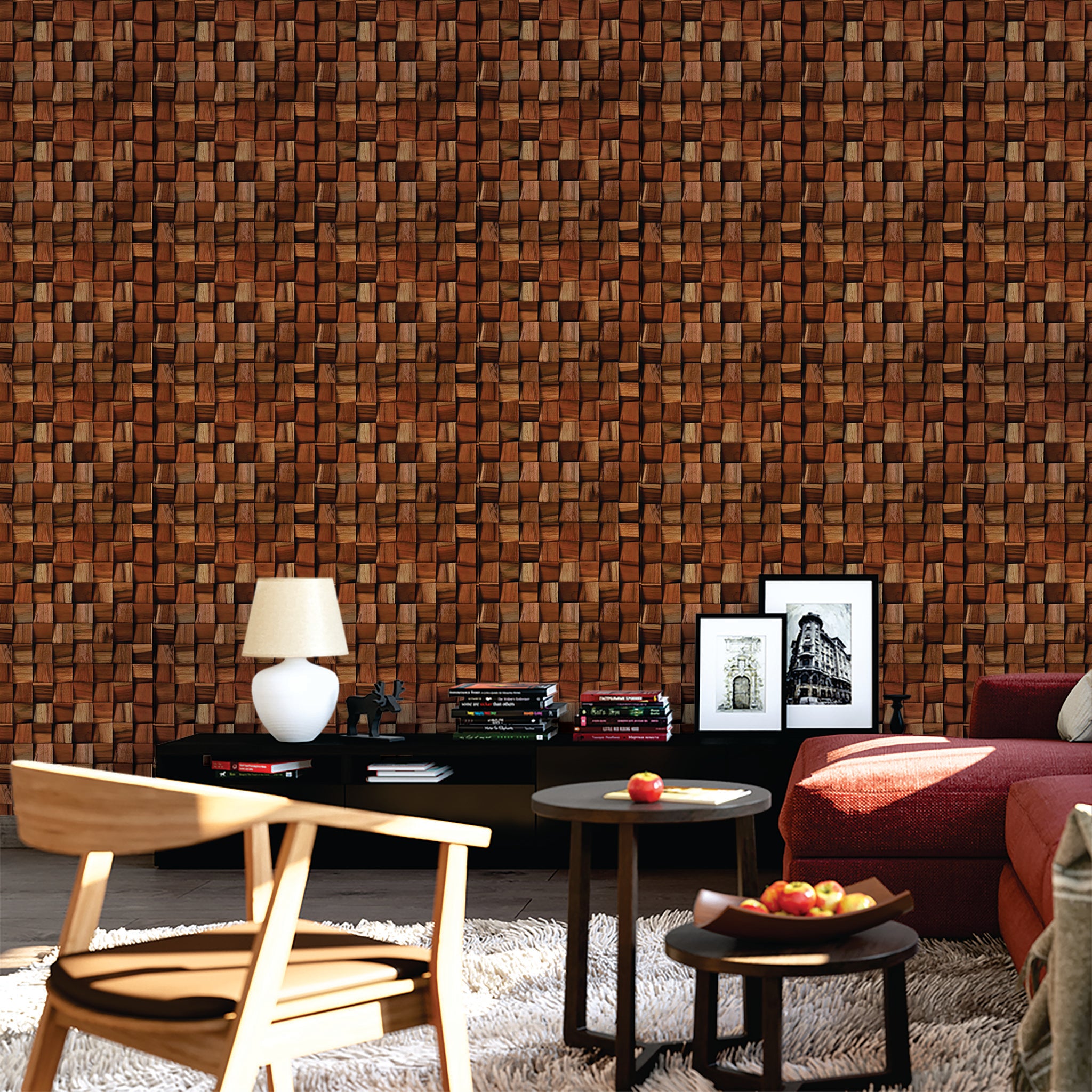 Slats & Wood Wallpaper WAL1654-W